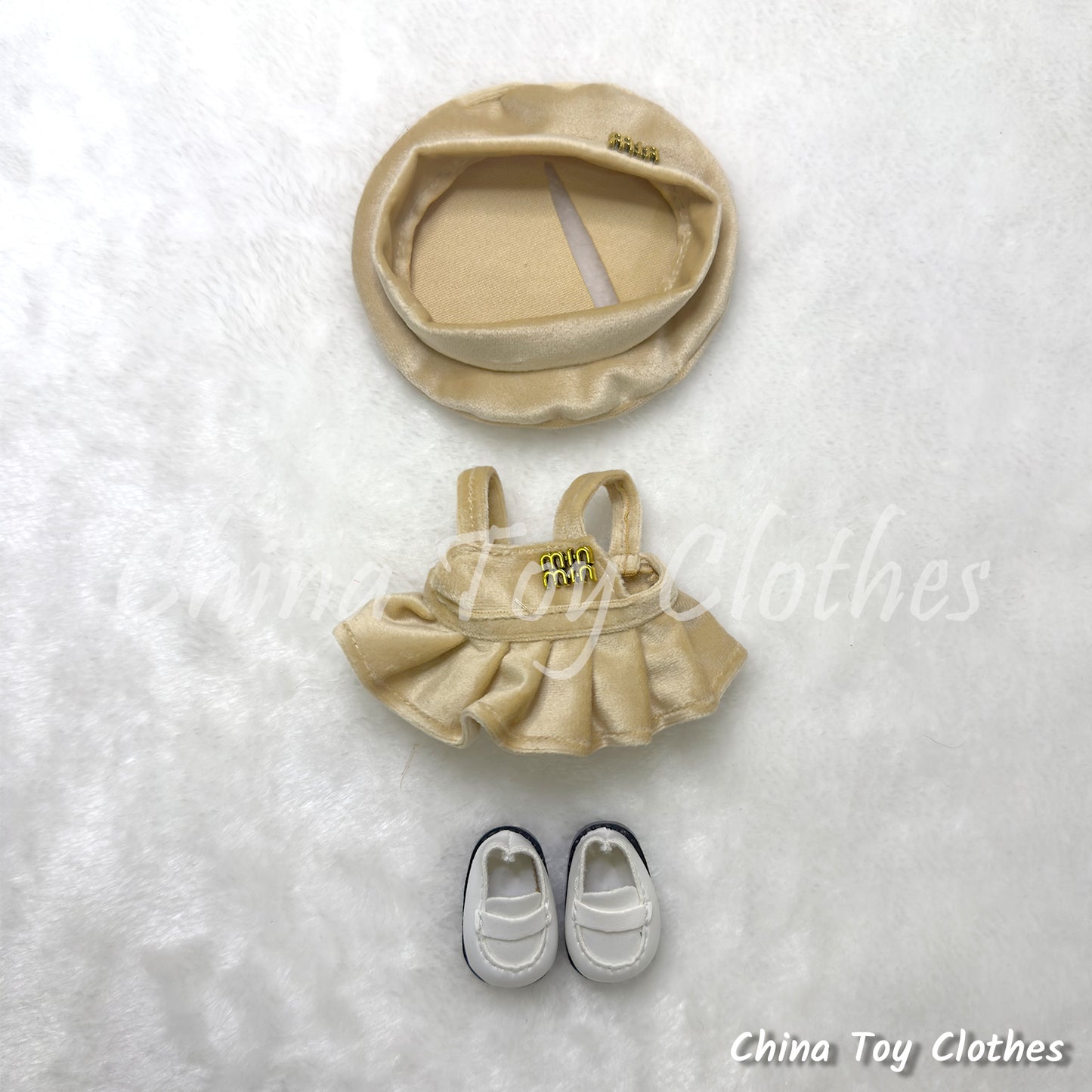 LABUBU 17cm The Monsters Plush Doll Clothes Elegant Korea Sktyle Skirt NO TOY