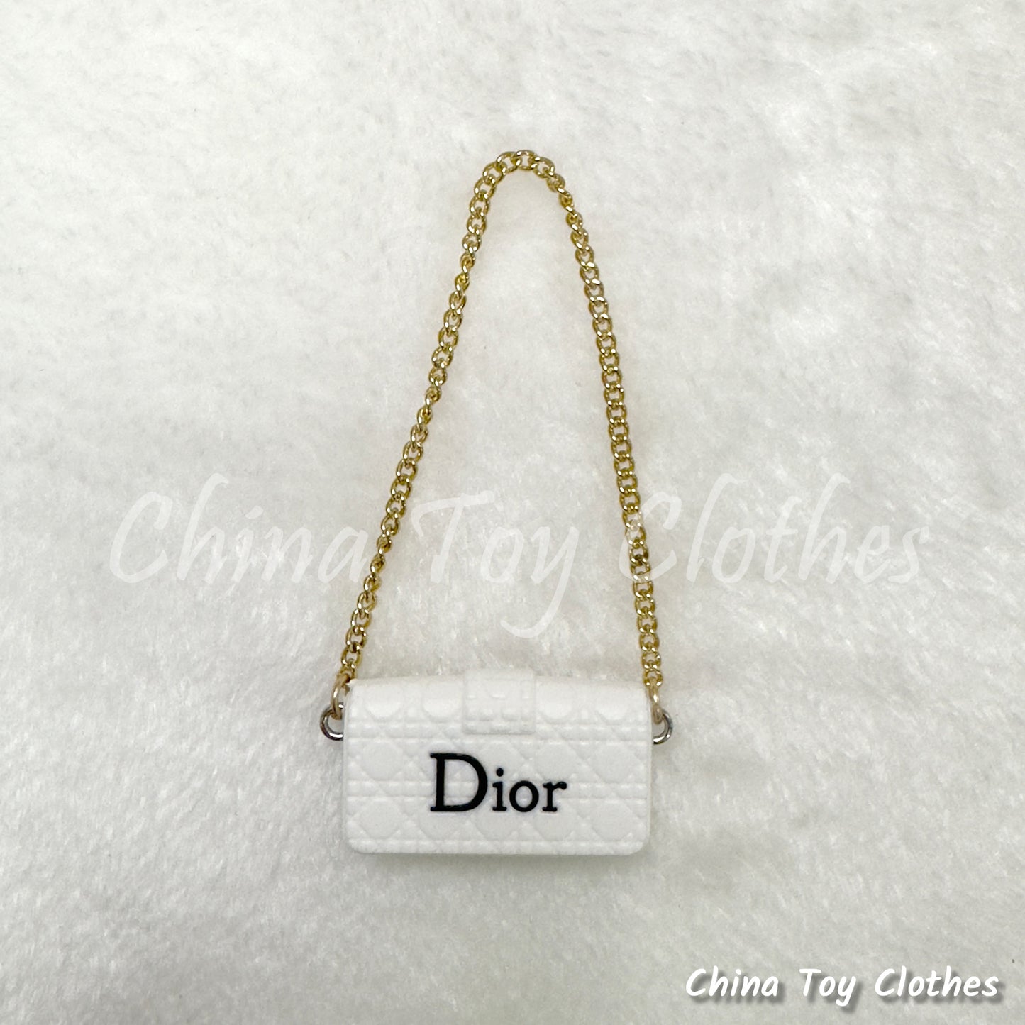 LABUBU 17cm The Monsters Plush Doll Accessories Handmade Lovely Lady's DD Bag Purse NO TOY