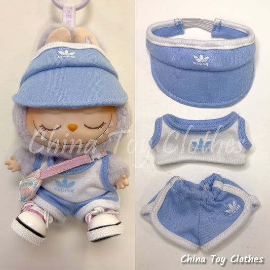 LABUBU 17cm Les Monstres Peluche Poupée Vêtements Beau Mec Style Manga 4 articles dans un costume PAS DE JOUET