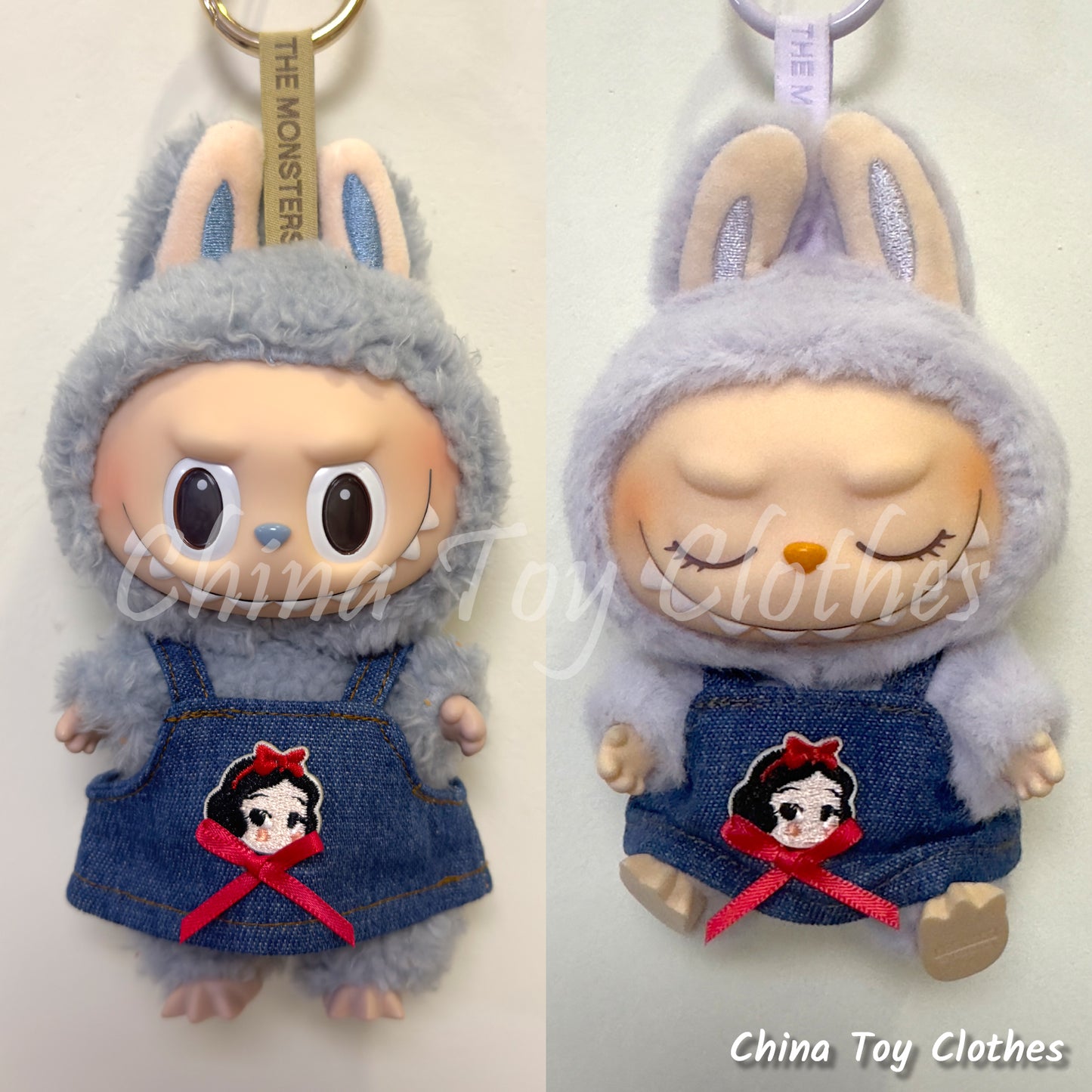 LABUBU 17cm Les Monstres Peluche Poupée Vêtements Beau Mec Style Manga 4 articles dans un costume PAS DE JOUET