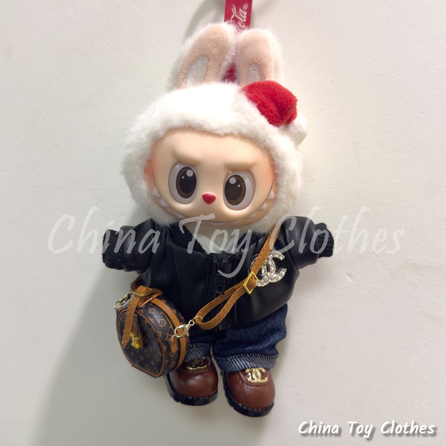 LABUBU 17cm Les Monstres Peluche Poupée Vêtements Beau Mec Style Manga 4 articles dans un costume PAS DE JOUET