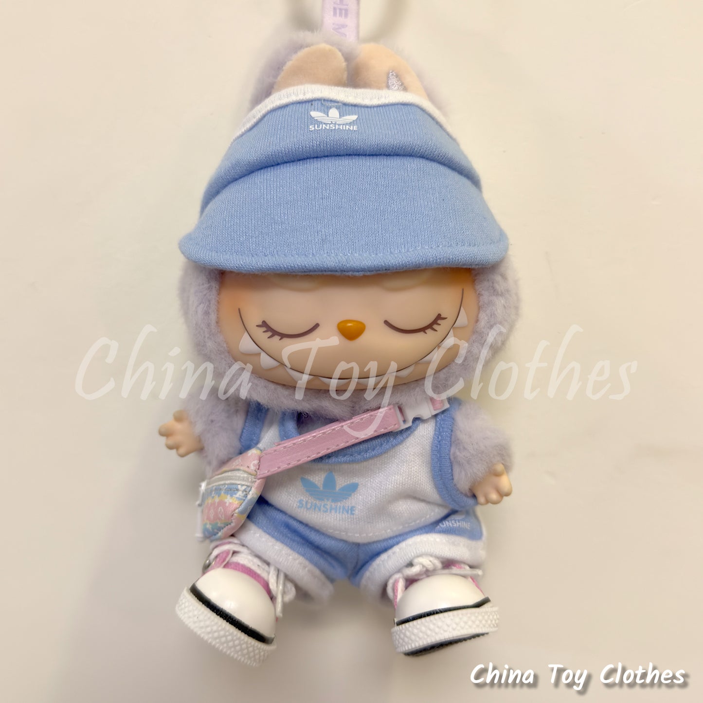 LABUBU 17cm Les Monstres Peluche Poupée Vêtements Beau Mec Style Manga 4 articles dans un costume PAS DE JOUET