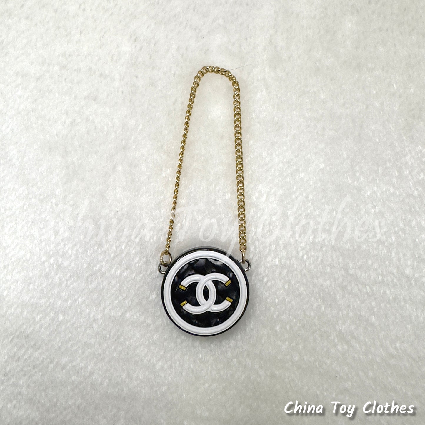 LABUBU 17cm The Monsters Plush Doll Accessories Handmade Lovely Lady's CC Bag Purse NO TOY