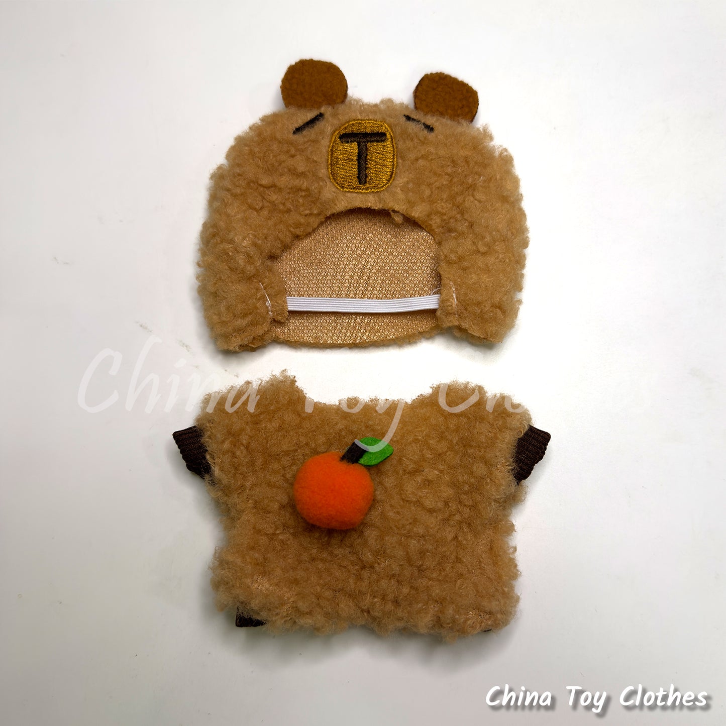 LABUBU 17cm 怪獸毛絨公仔衣帥哥漫畫風格 4 件套無玩具