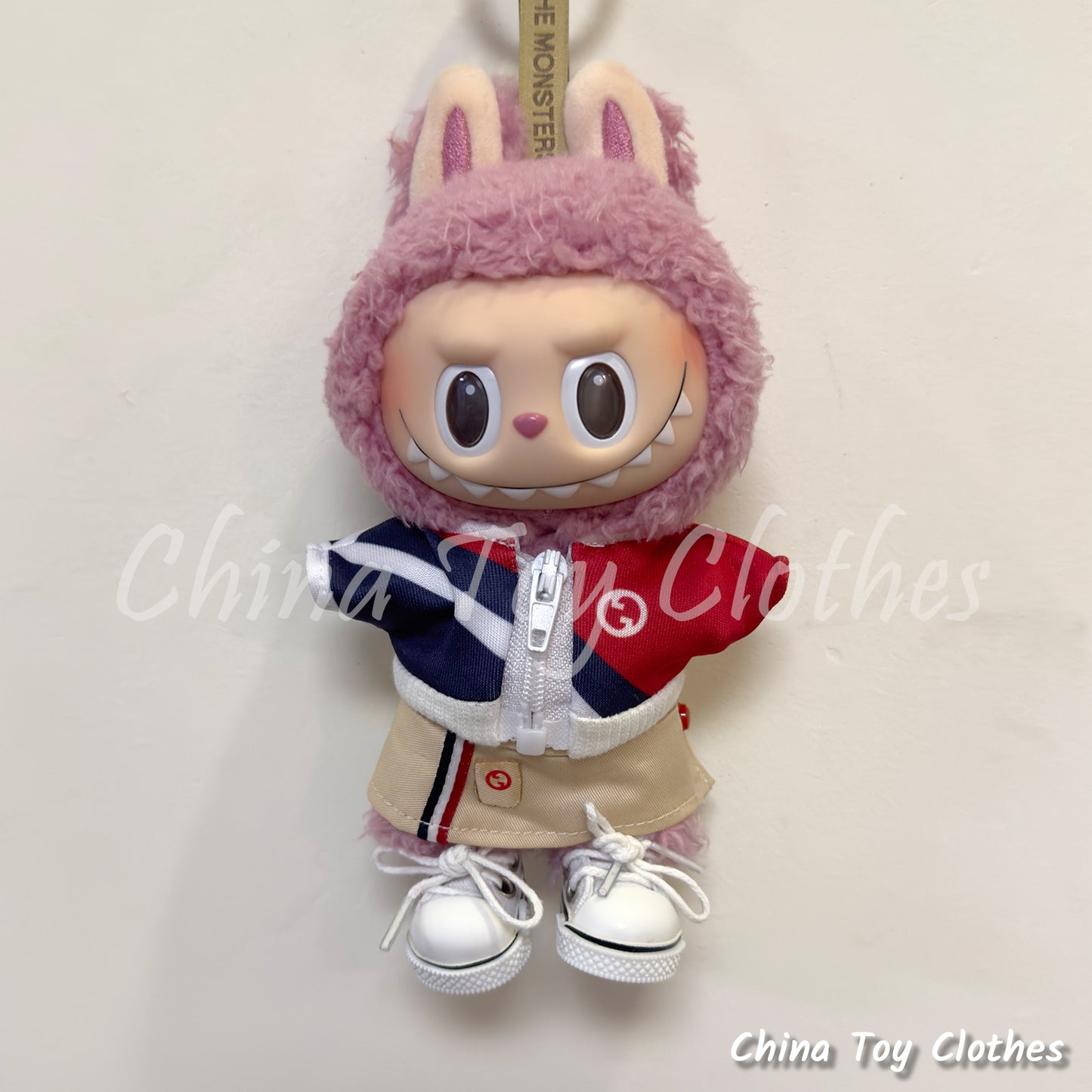 LABUBU 17cm 7inch The Monsters Plush Doll Replacing Clothes GC Girl Fashion Outfit NO TOY