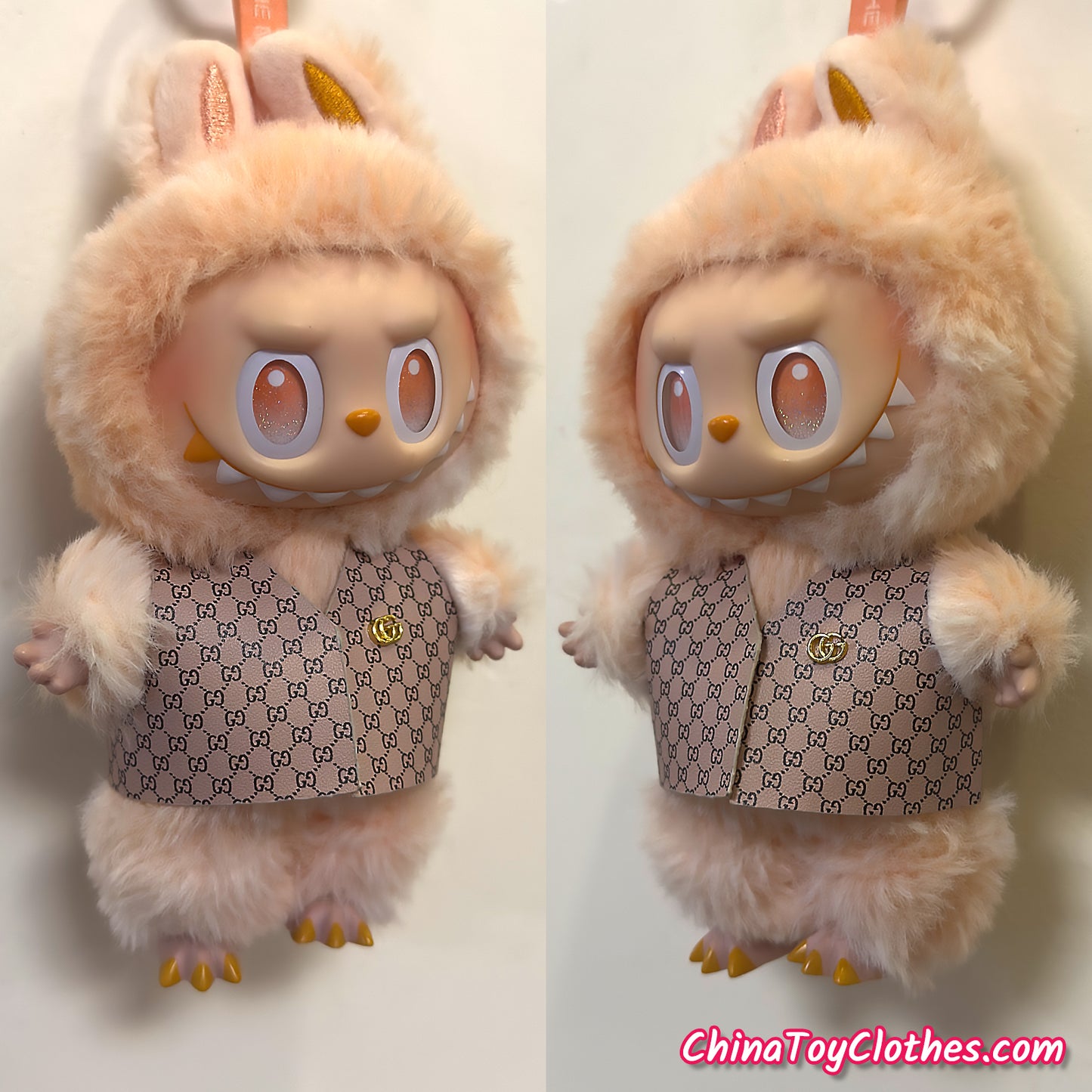 LABUBU 17cm Les Monstres Peluche Poupée Vêtements Beau Mec Style Manga 4 articles dans un costume PAS DE JOUET