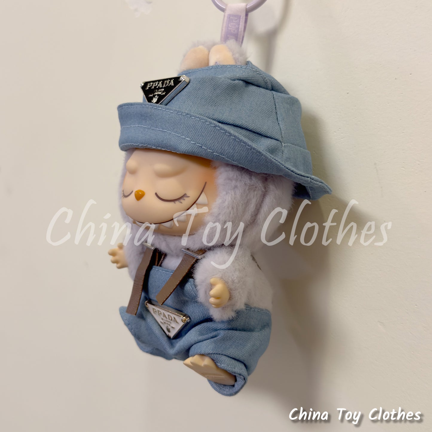 LABUBU 17cm Les Monstres Peluche Poupée Vêtements Beau Mec Style Manga 4 articles dans un costume PAS DE JOUET