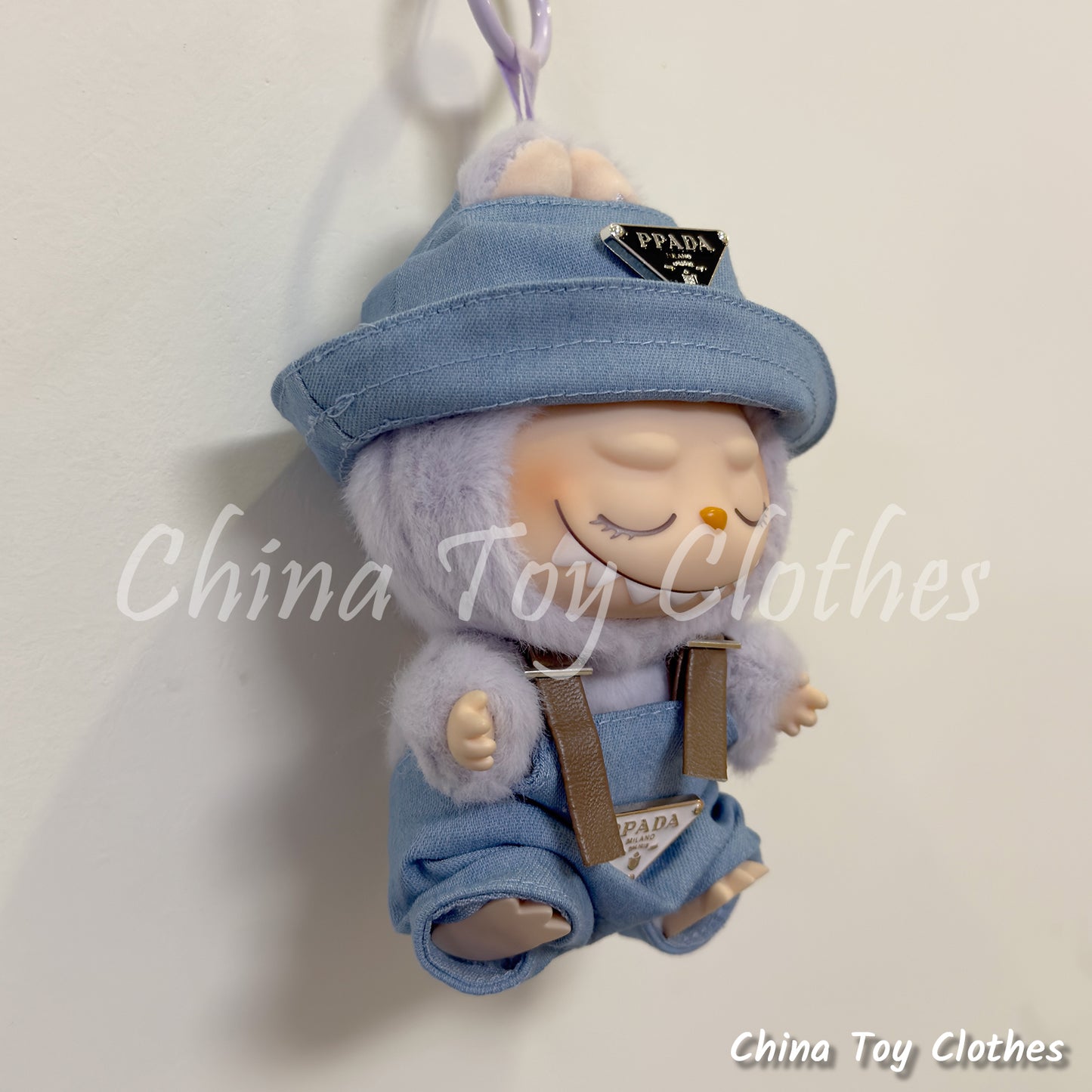 LABUBU 17cm Les Monstres Peluche Poupée Vêtements Beau Mec Style Manga 4 articles dans un costume PAS DE JOUET