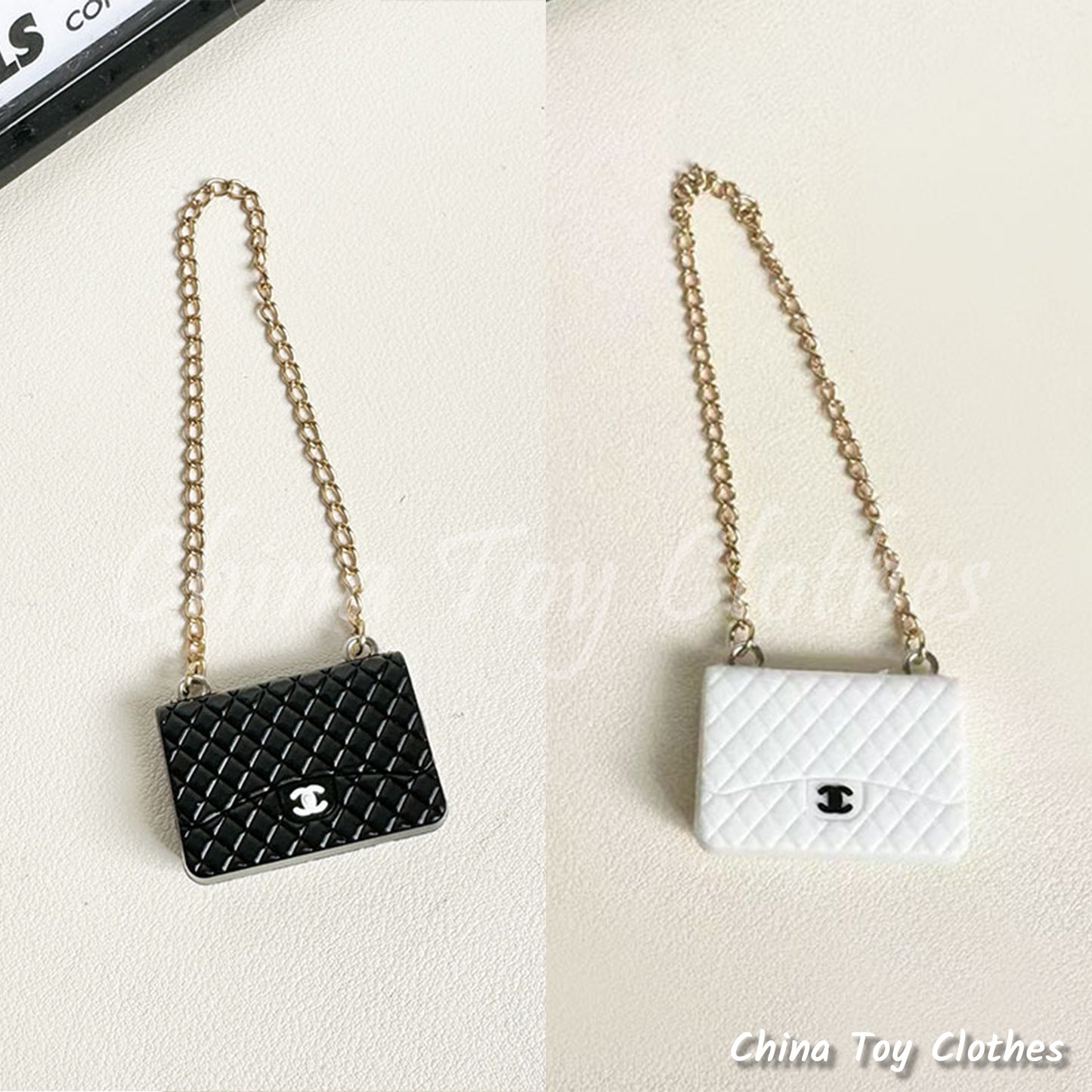 LABUBU 17cm The Monsters Plush Doll Accessories Lovely Lady's Bag Purse NO TOY