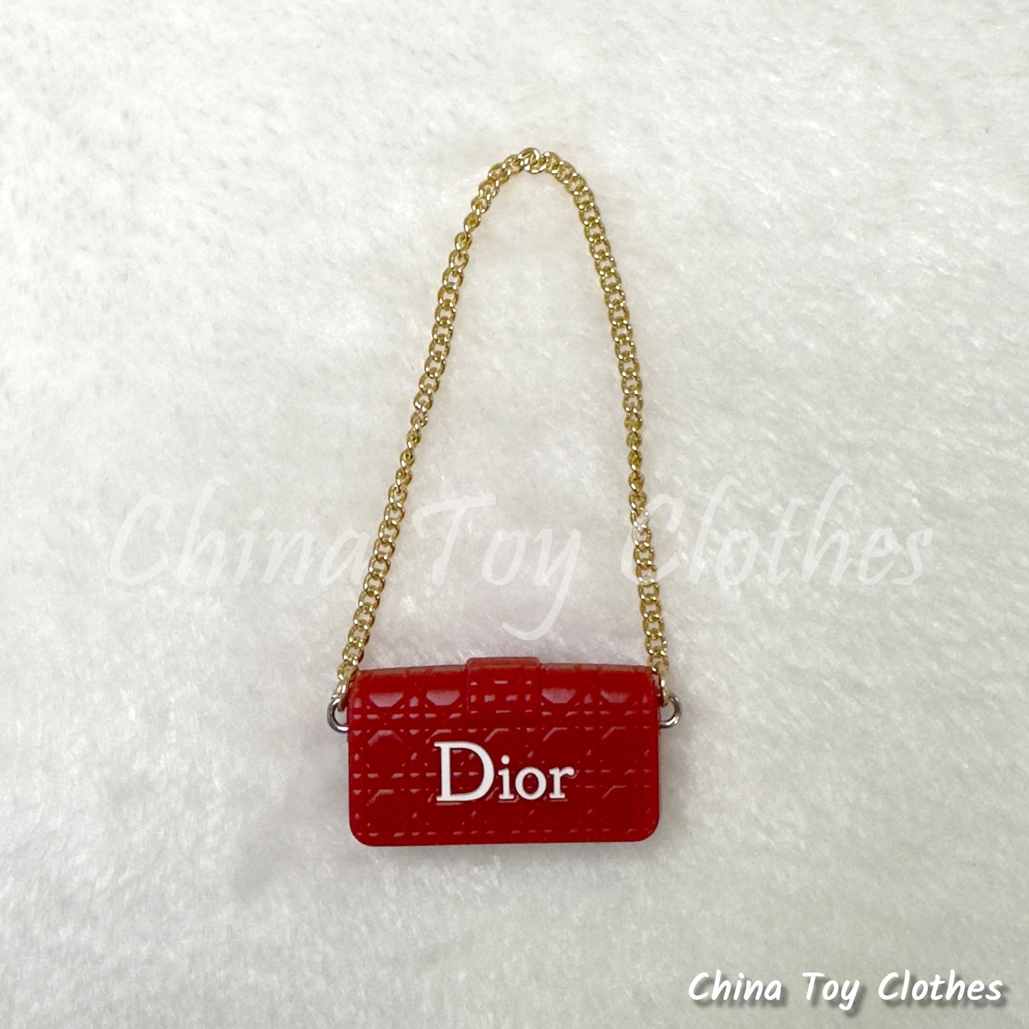 LABUBU 17cm The Monsters Plush Doll Accessories Handmade Lovely Lady's DD Bag Purse NO TOY