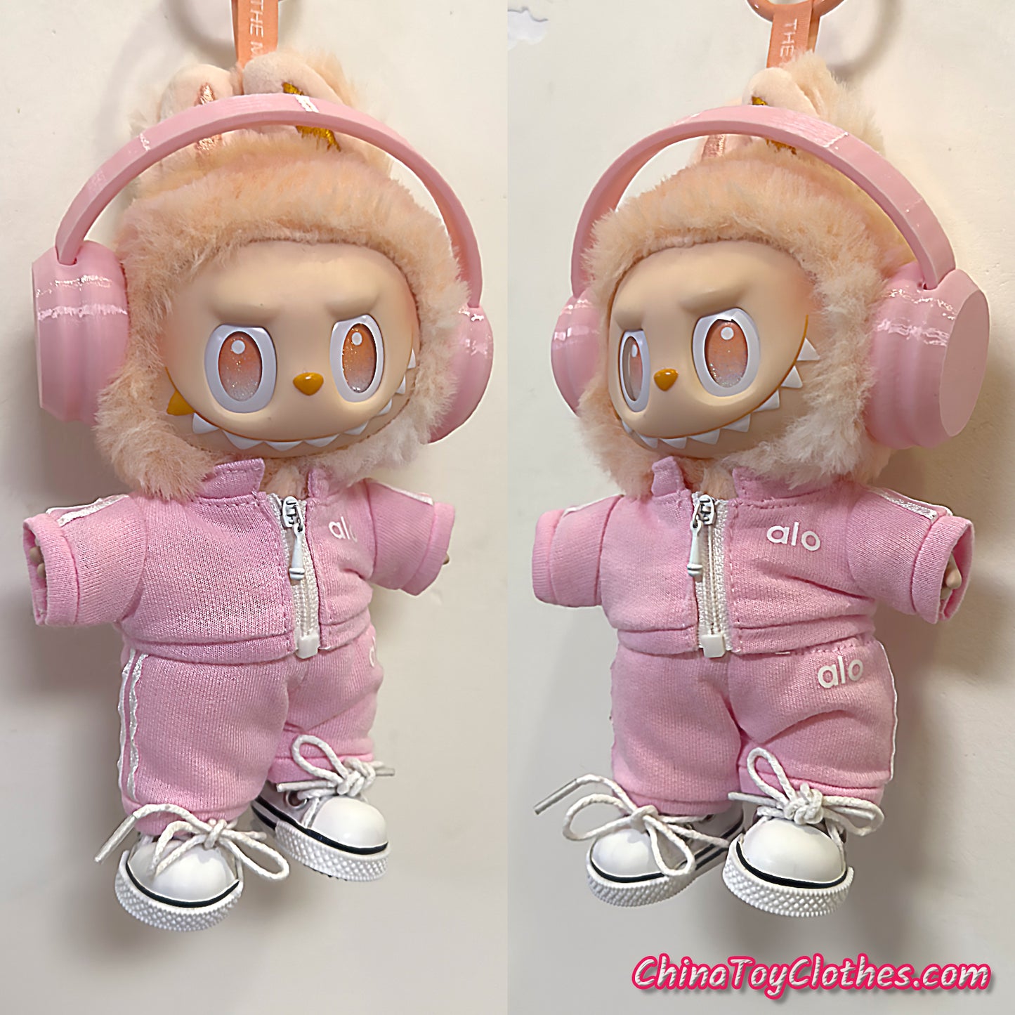 LABUBU 17cm Les Monstres Peluche Poupée Vêtements Beau Mec Style Manga 4 articles dans un costume PAS DE JOUET