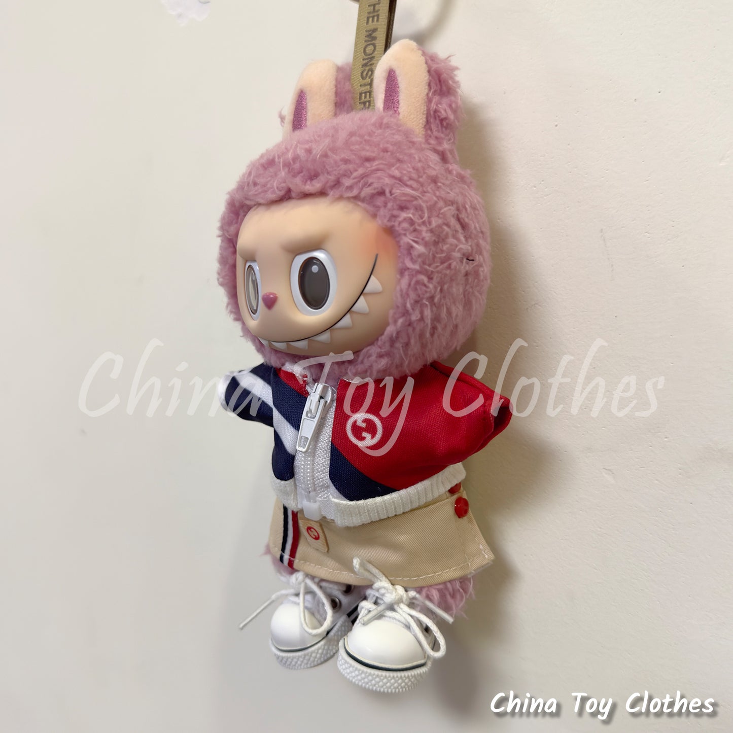 LABUBU 17cm 7inch The Monsters Plush Doll Replacing Clothes GC Girl Fashion Outfit NO TOY