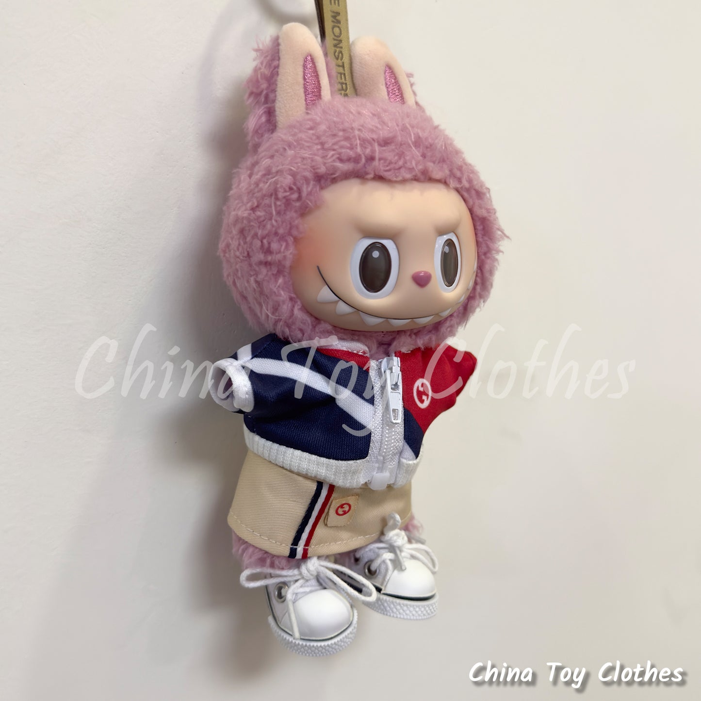 LABUBU 17cm 7inch The Monsters Plush Doll Replacing Clothes GC Girl Fashion Outfit NO TOY