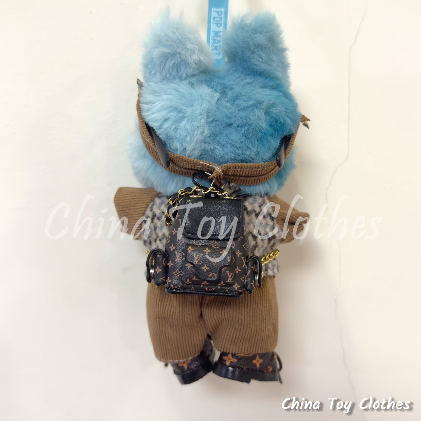 LABUBU 17cm Les Monstres Peluche Poupée Vêtements Beau Mec Style Manga 4 articles dans un costume PAS DE JOUET