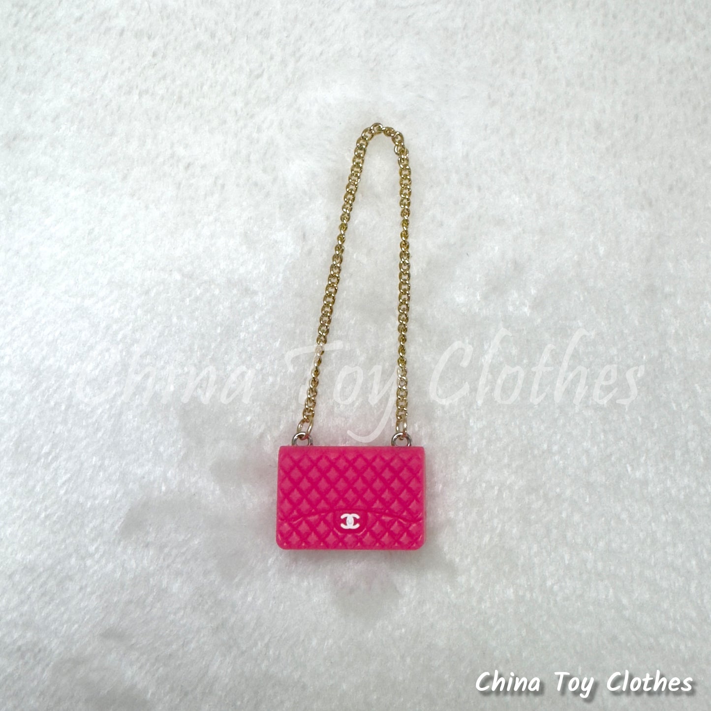 LABUBU 17cm The Monsters Plush Doll Accessories Handmade Lovely Lady's CC Bag Purse NO TOY