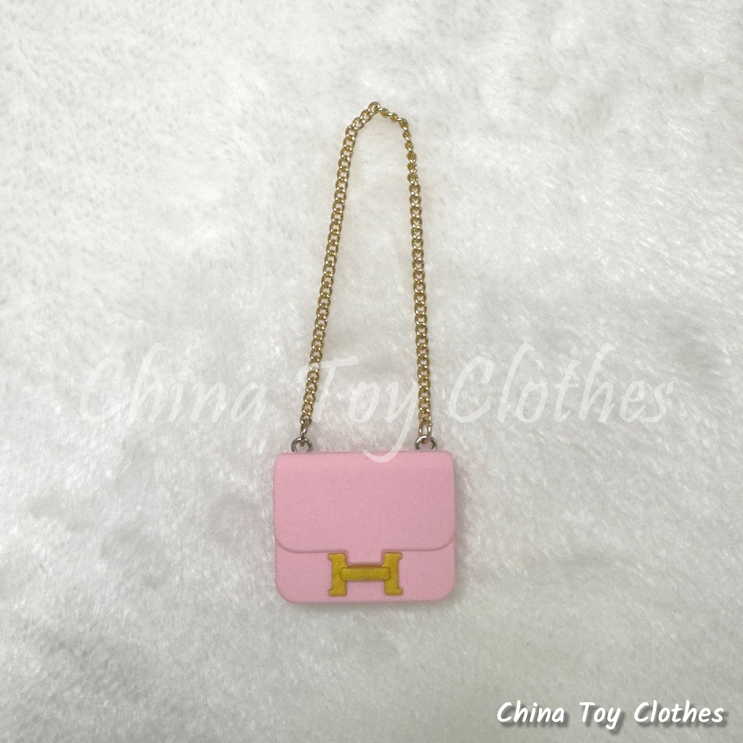 LABUBU 17cm The Monsters Plush Doll Accessories Handmade Lovely Lady's HH Bag Purse NO TOY