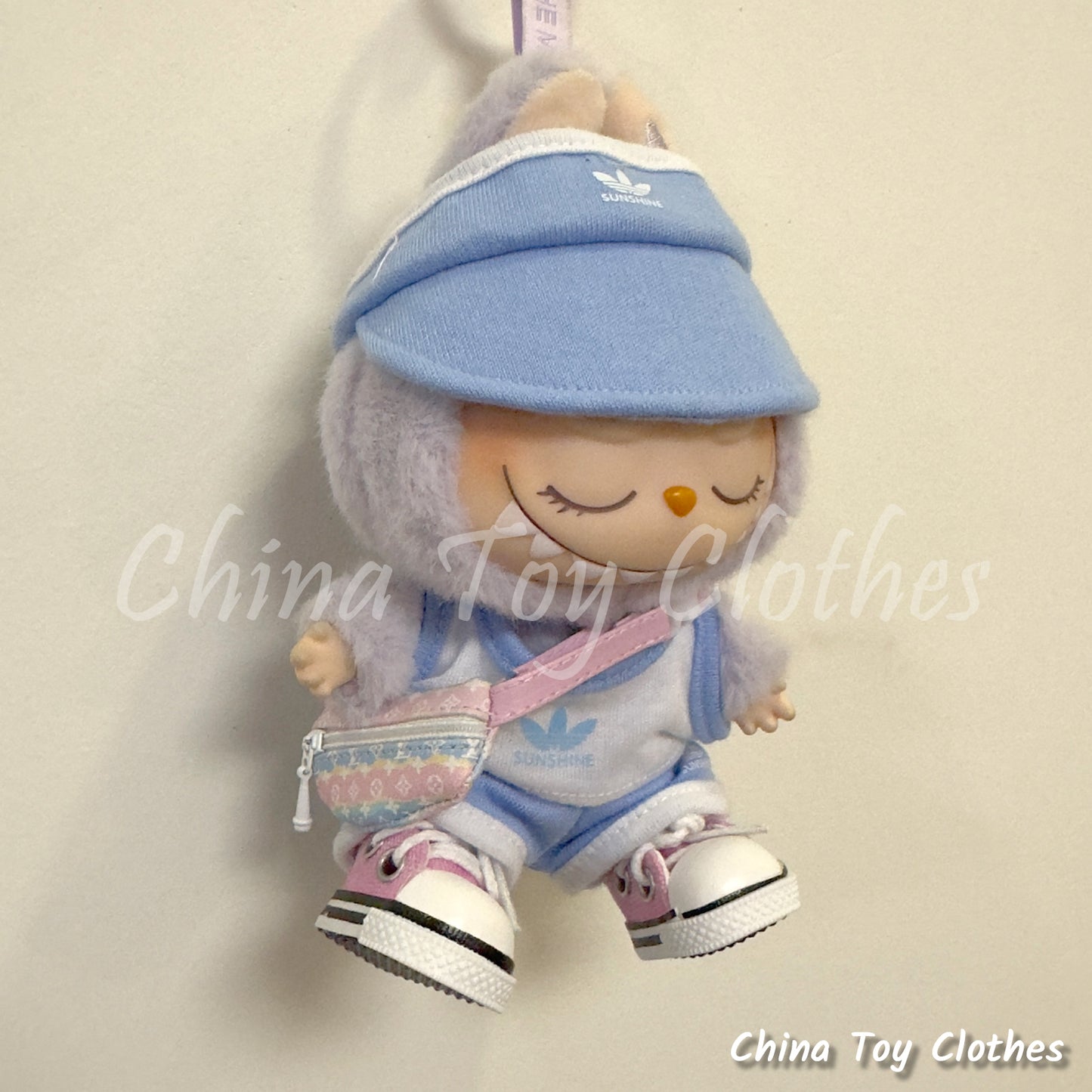 LABUBU 17cm Les Monstres Peluche Poupée Vêtements Beau Mec Style Manga 4 articles dans un costume PAS DE JOUET