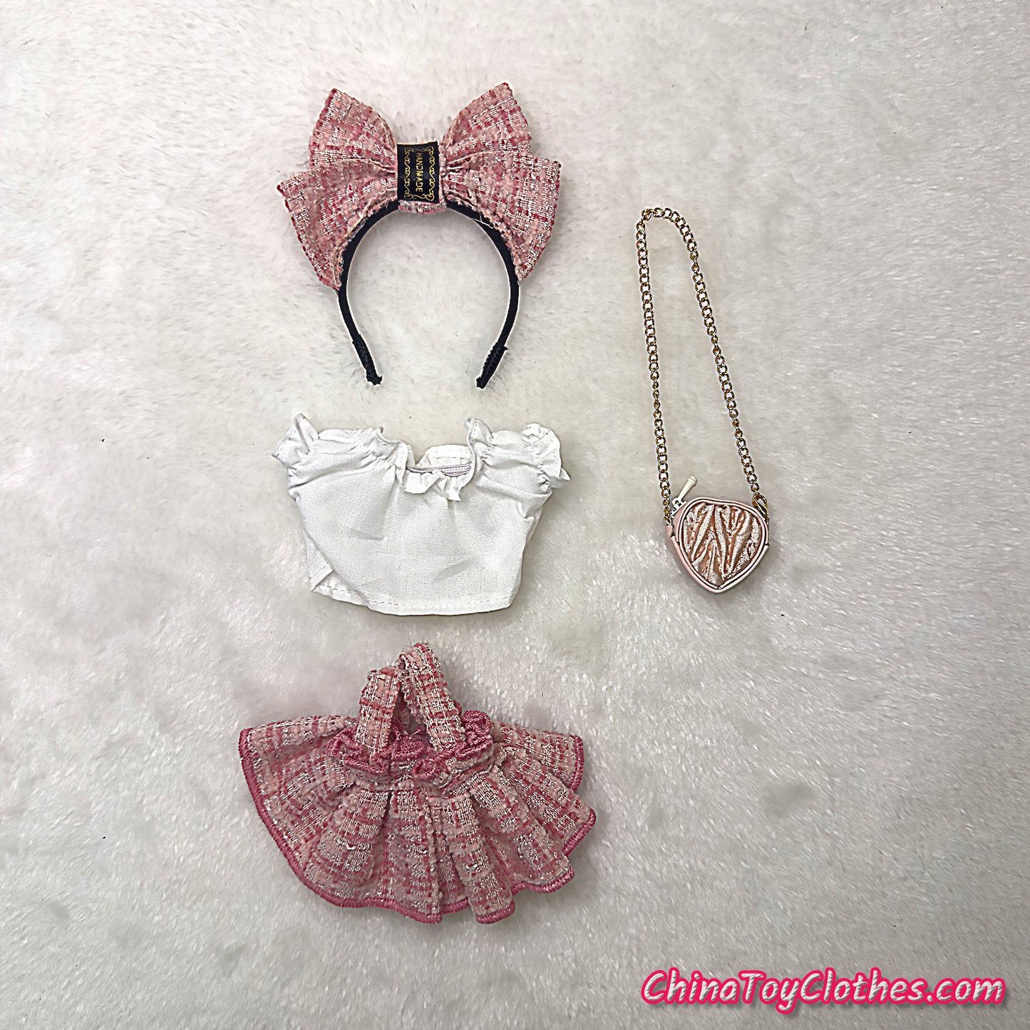 LABUBU 17cm Les Monstres Peluche Poupée Vêtements Rich Guy Femme Fille GG Costume PAS DE JOUET
