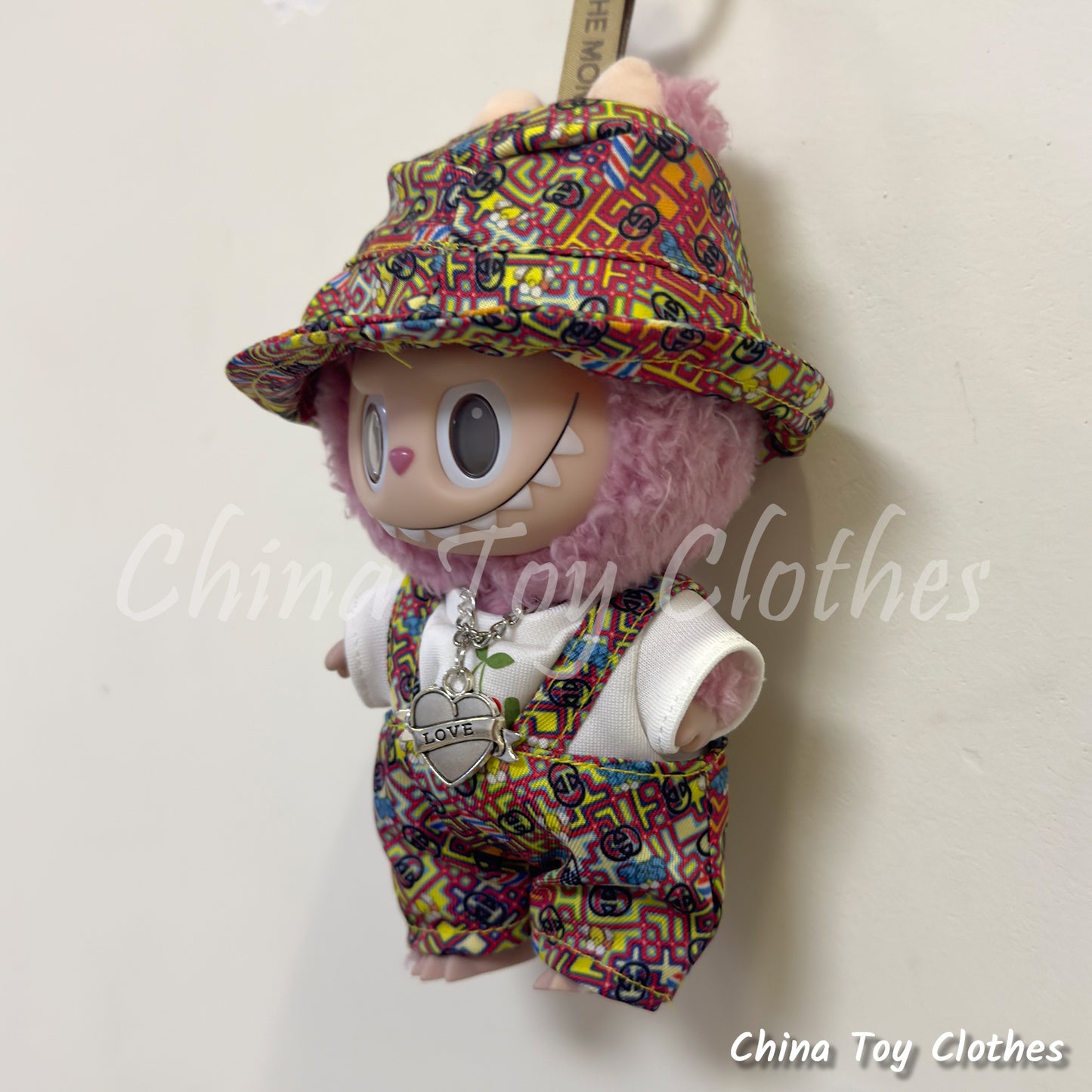 LABUBU 17cm Les Monstres Peluche Poupée Vêtements Beau Mec Style Manga 4 articles dans un costume PAS DE JOUET