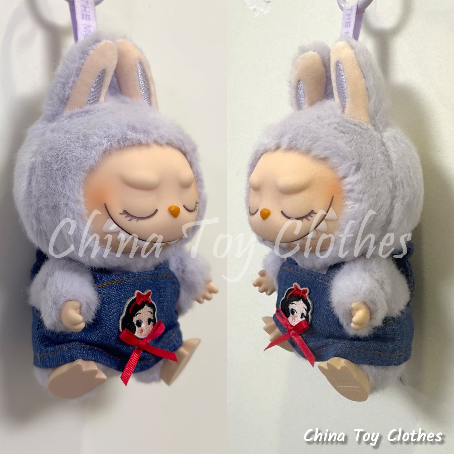 LABUBU 17cm Les Monstres Peluche Poupée Vêtements Beau Mec Style Manga 4 articles dans un costume PAS DE JOUET