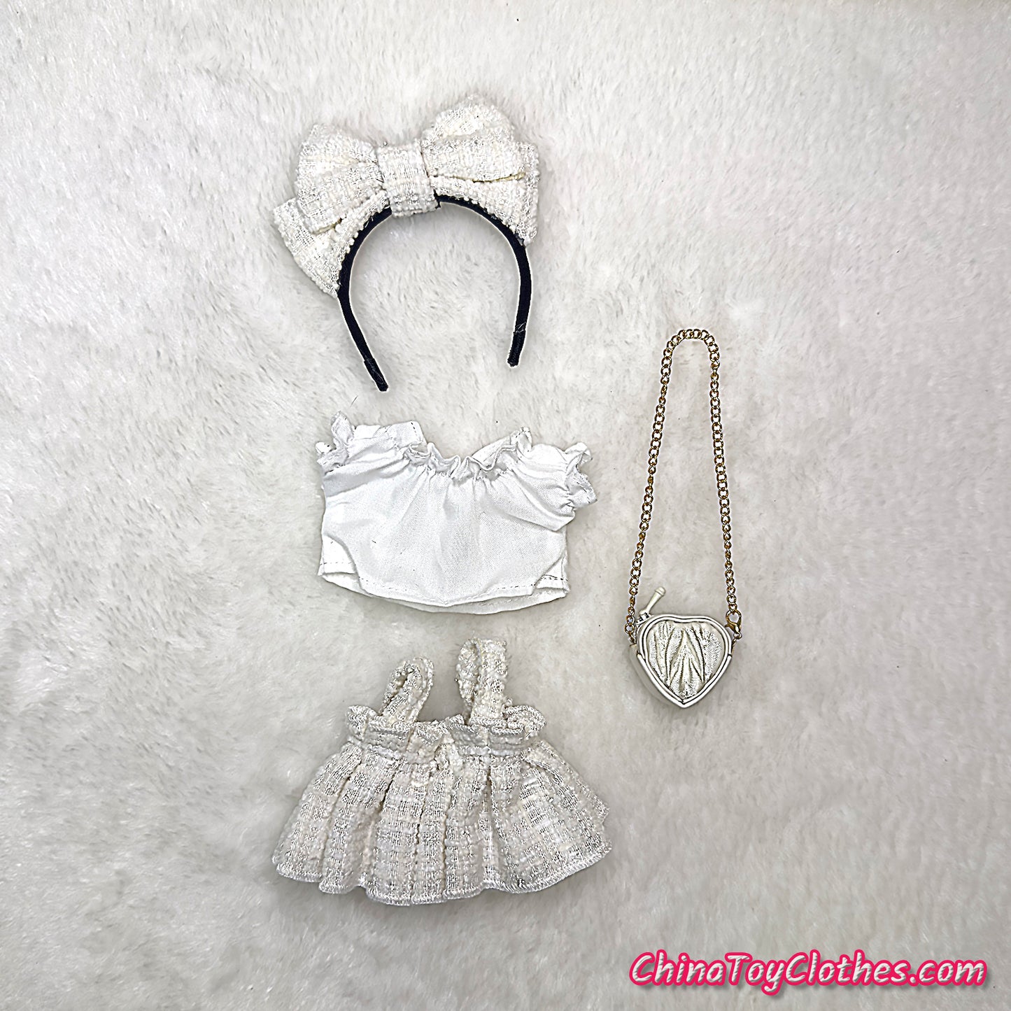 LABUBU 17cm Les Monstres Peluche Poupée Vêtements Rich Guy Femme Fille GG Costume PAS DE JOUET