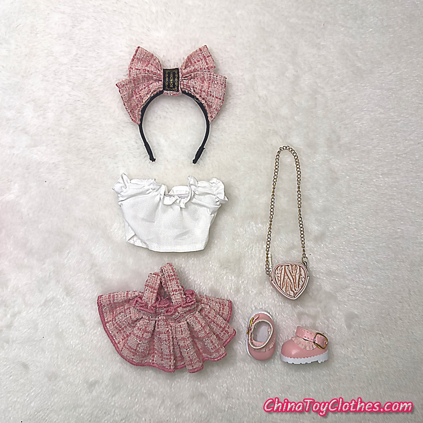 LABUBU 17cm Les Monstres Peluche Poupée Vêtements Rich Guy Femme Fille GG Costume PAS DE JOUET