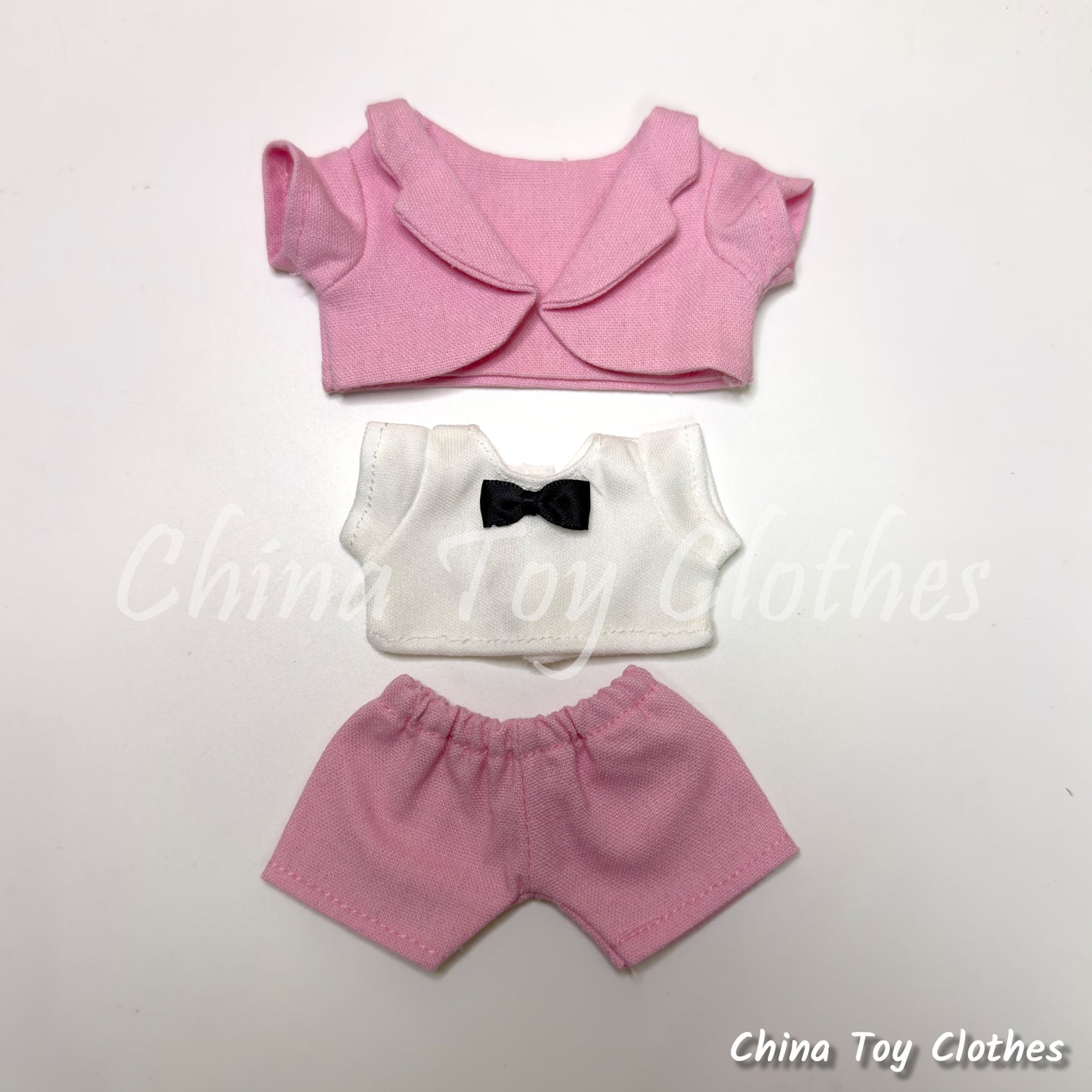 LABUBU 17cm Les Monstres Peluche Poupée Vêtements Beau Mec Style Manga 4 articles dans un costume PAS DE JOUET