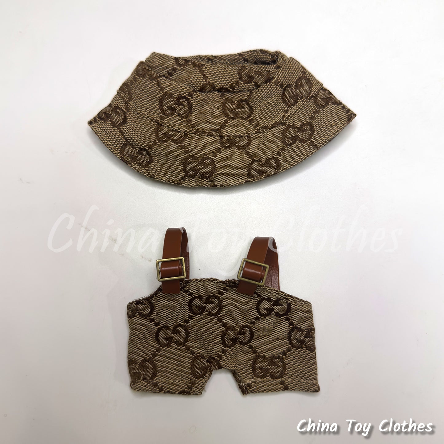 LABUBU 17cm 怪獸毛絨公仔衣帥哥漫畫風格 4 件套無玩具