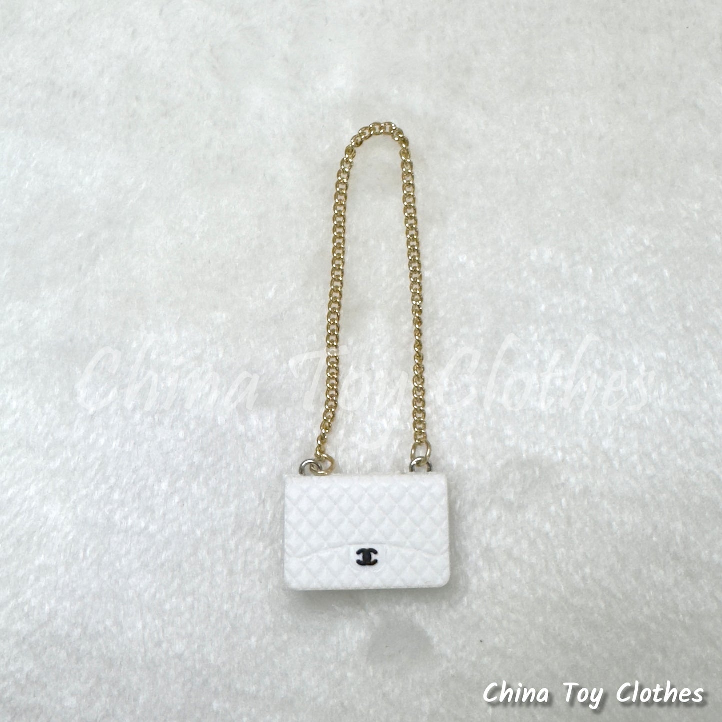 LABUBU 17cm The Monsters Plush Doll Accessories Handmade Lovely Lady's CC Bag Purse NO TOY