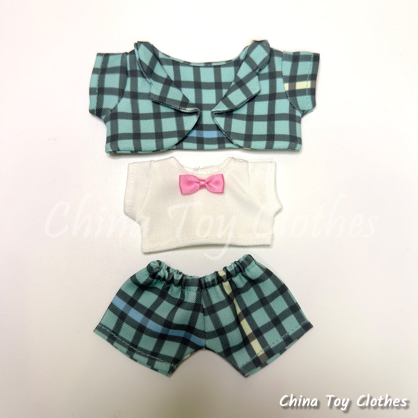 LABUBU 17cm Les Monstres Peluche Poupée Vêtements Beau Mec Style Manga 4 articles dans un costume PAS DE JOUET