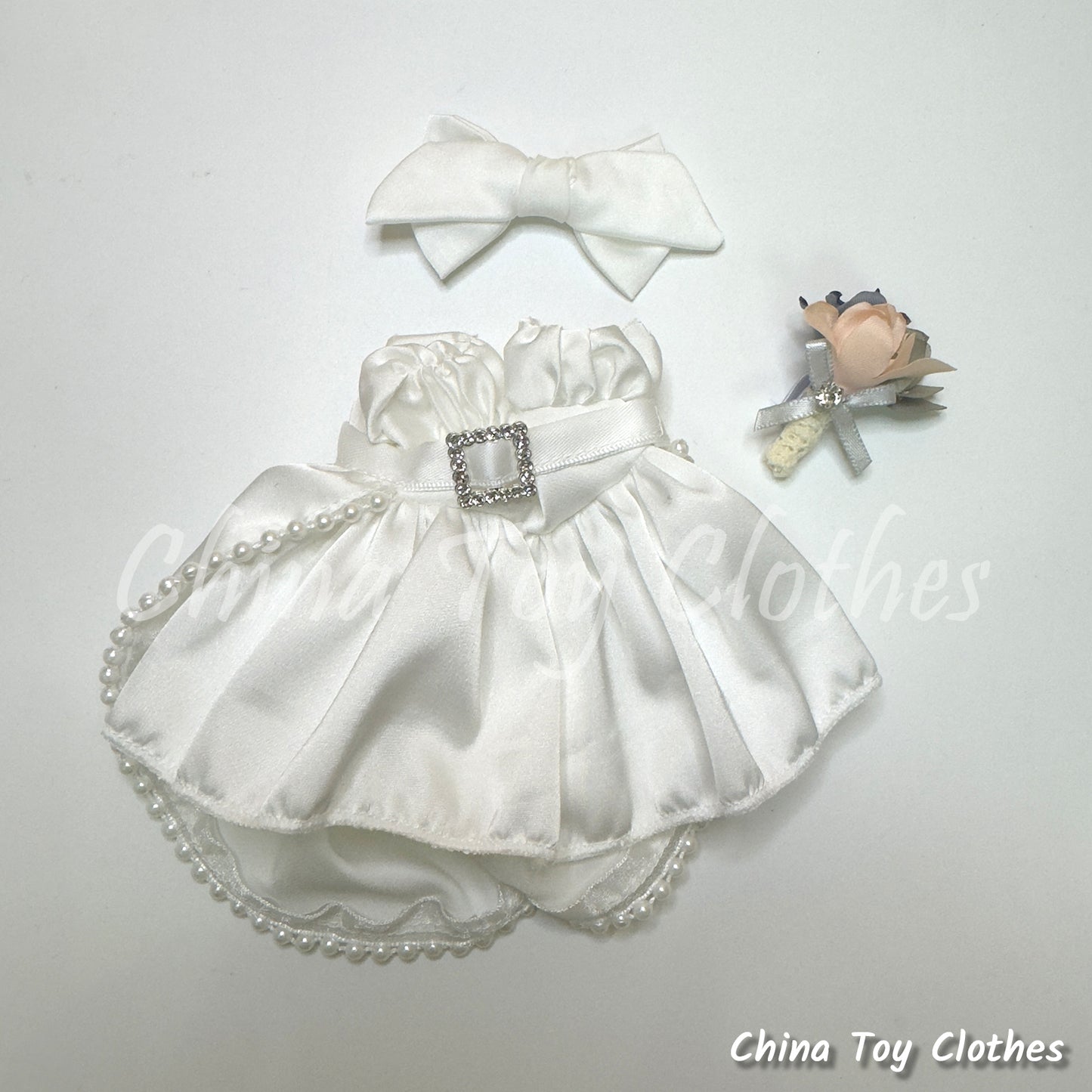 LABUBU 17cm Les Monstres Peluche Poupée Vêtements Beau Mec Style Manga 4 articles dans un costume PAS DE JOUET