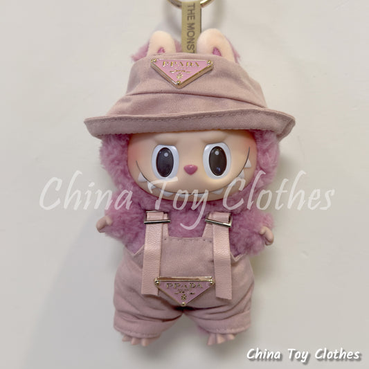 LABUBU 17cm Les Monstres Peluche Poupée Vêtements Beau Mec Style Manga 4 articles dans un costume PAS DE JOUET