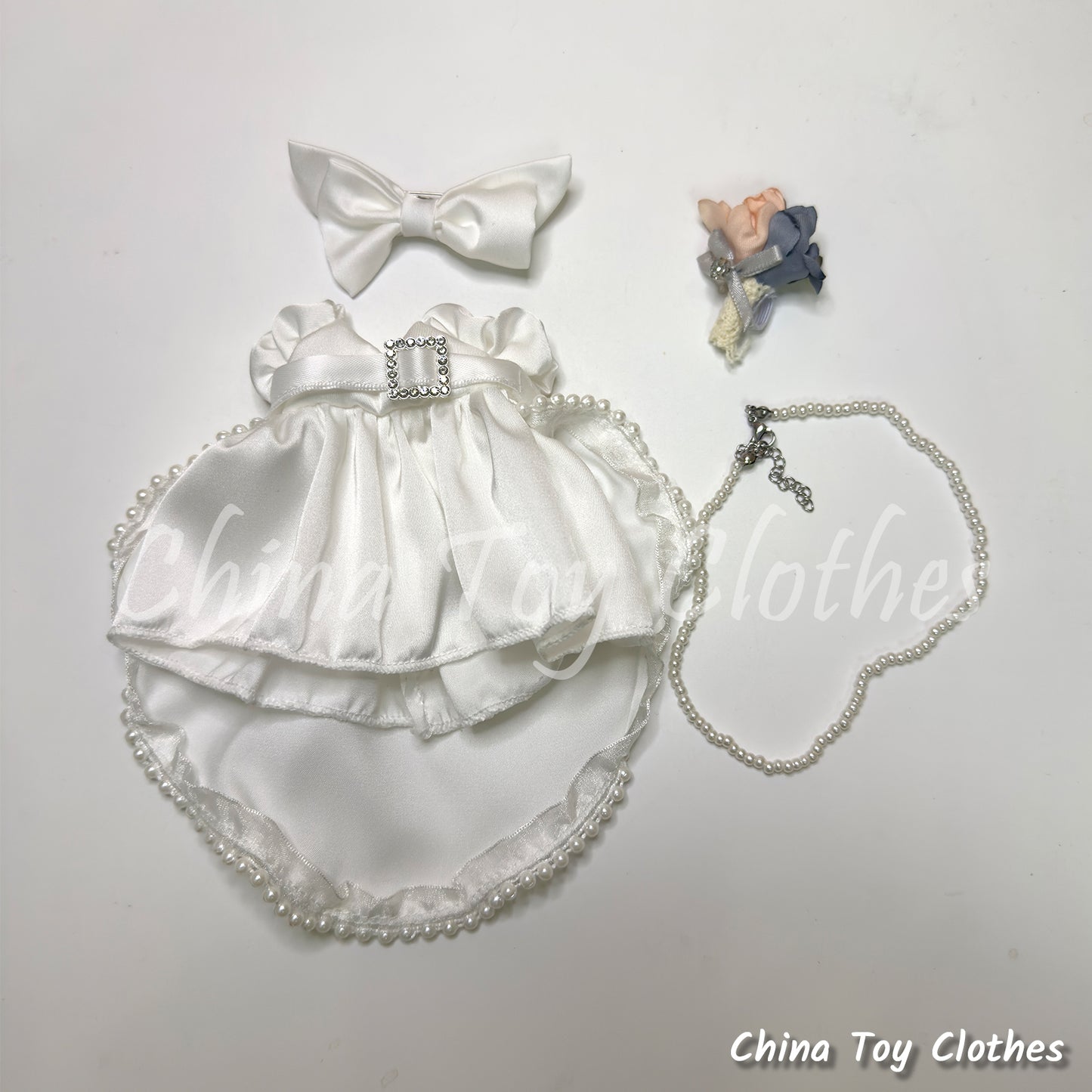 LABUBU 17cm Les Monstres Peluche Poupée Vêtements Beau Mec Style Manga 4 articles dans un costume PAS DE JOUET