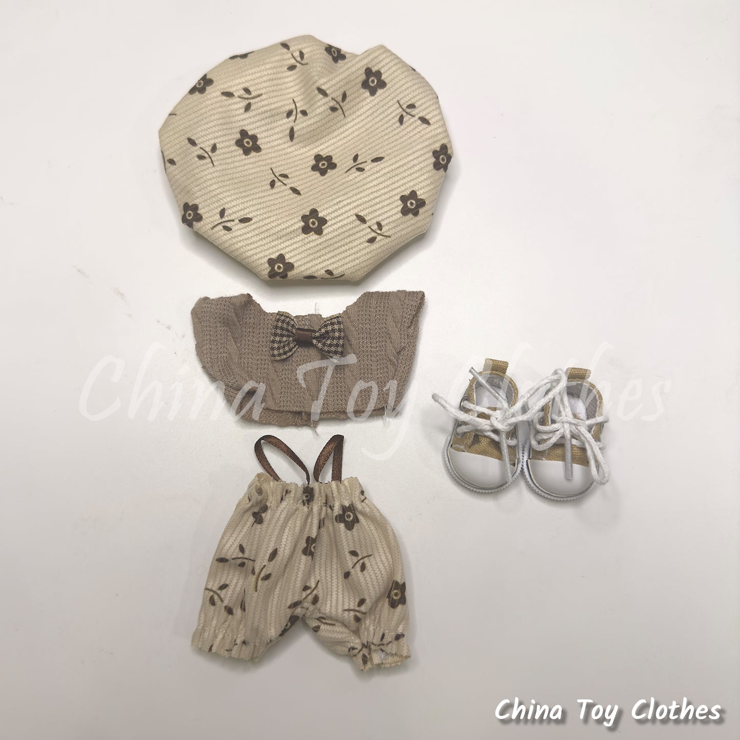 New Arrival LABUBU 17cm The Monsters Plush Doll Replacing Clothes Leisure Europe Style Outfit NO TOY