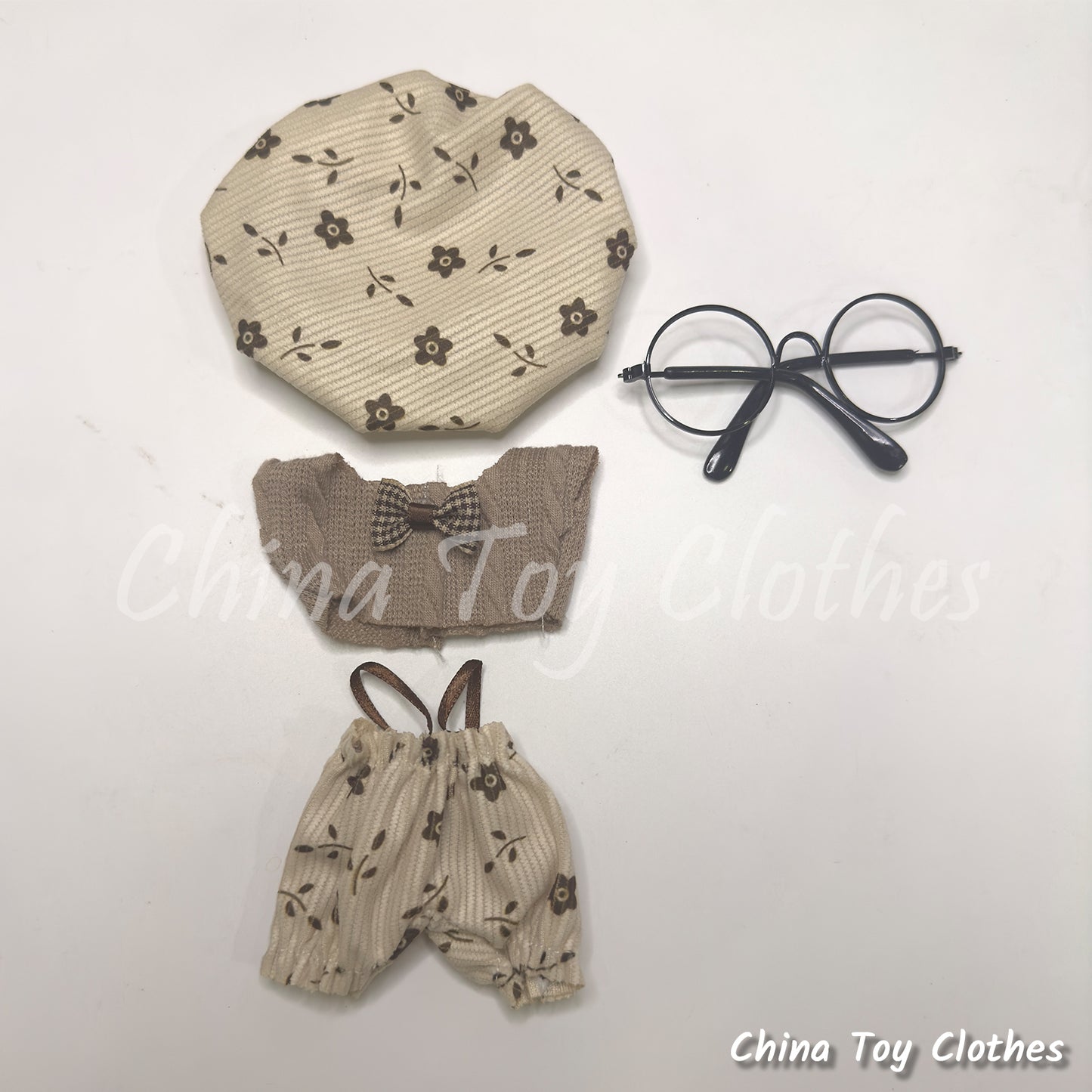 New Arrival LABUBU 17cm The Monsters Plush Doll Replacing Clothes Leisure Europe Style Outfit NO TOY