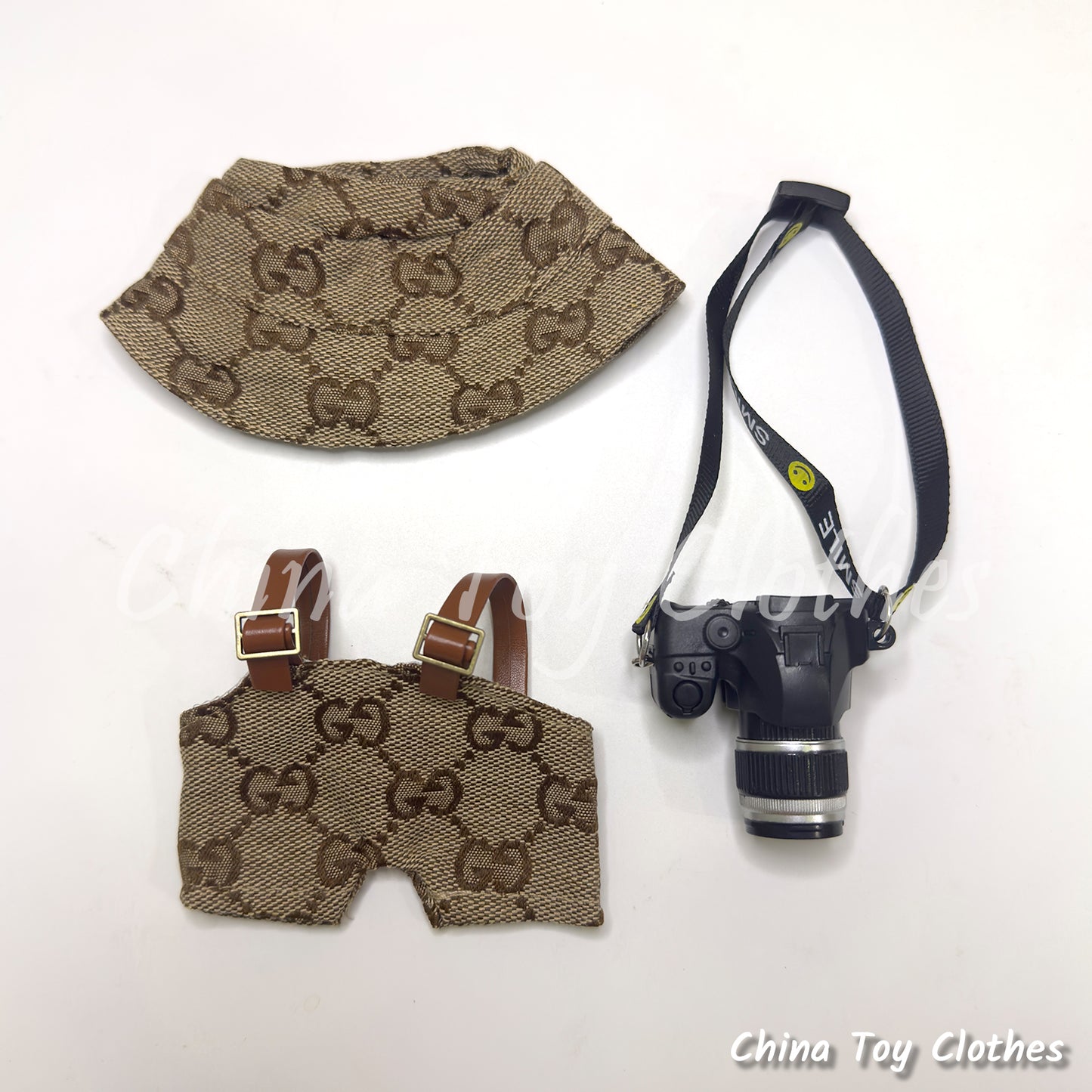 LABUBU 17cm 怪獸毛絨公仔衣帥哥漫畫風格 4 件套無玩具