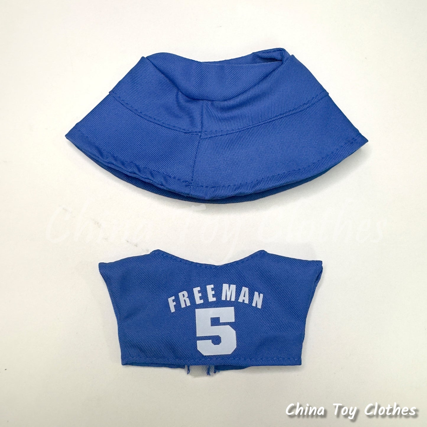 LABUBU 17cm 7" The Monsters Plush Doll Replacing Clothes No. 5 FREEMAN Baseball Sportswear Outfit NO TOY