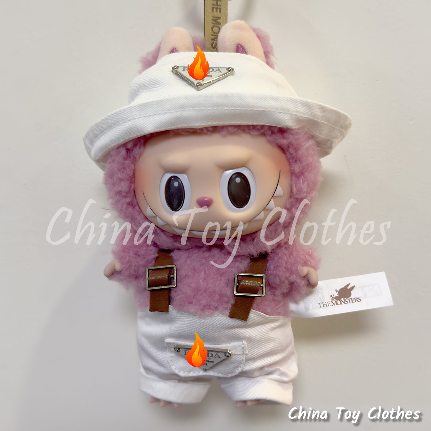 LABUBU 17cm Les Monstres Peluche Poupée Vêtements Beau Mec Style Manga 4 articles dans un costume PAS DE JOUET