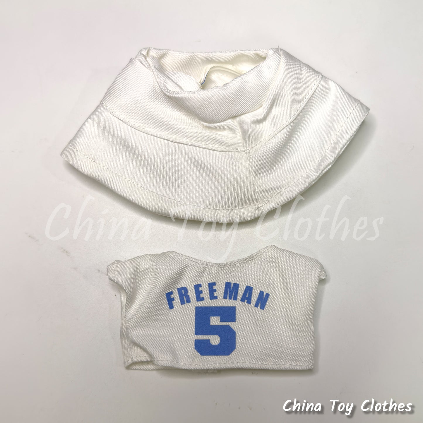 LABUBU 17cm 7" The Monsters Plush Doll Replacing Clothes No. 5 FREEMAN Baseball Sportswear Outfit NO TOY
