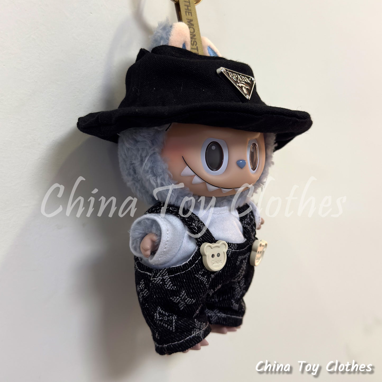 LABUBU 17cm Les Monstres Peluche Poupée Vêtements Beau Mec Style Manga 4 articles dans un costume PAS DE JOUET