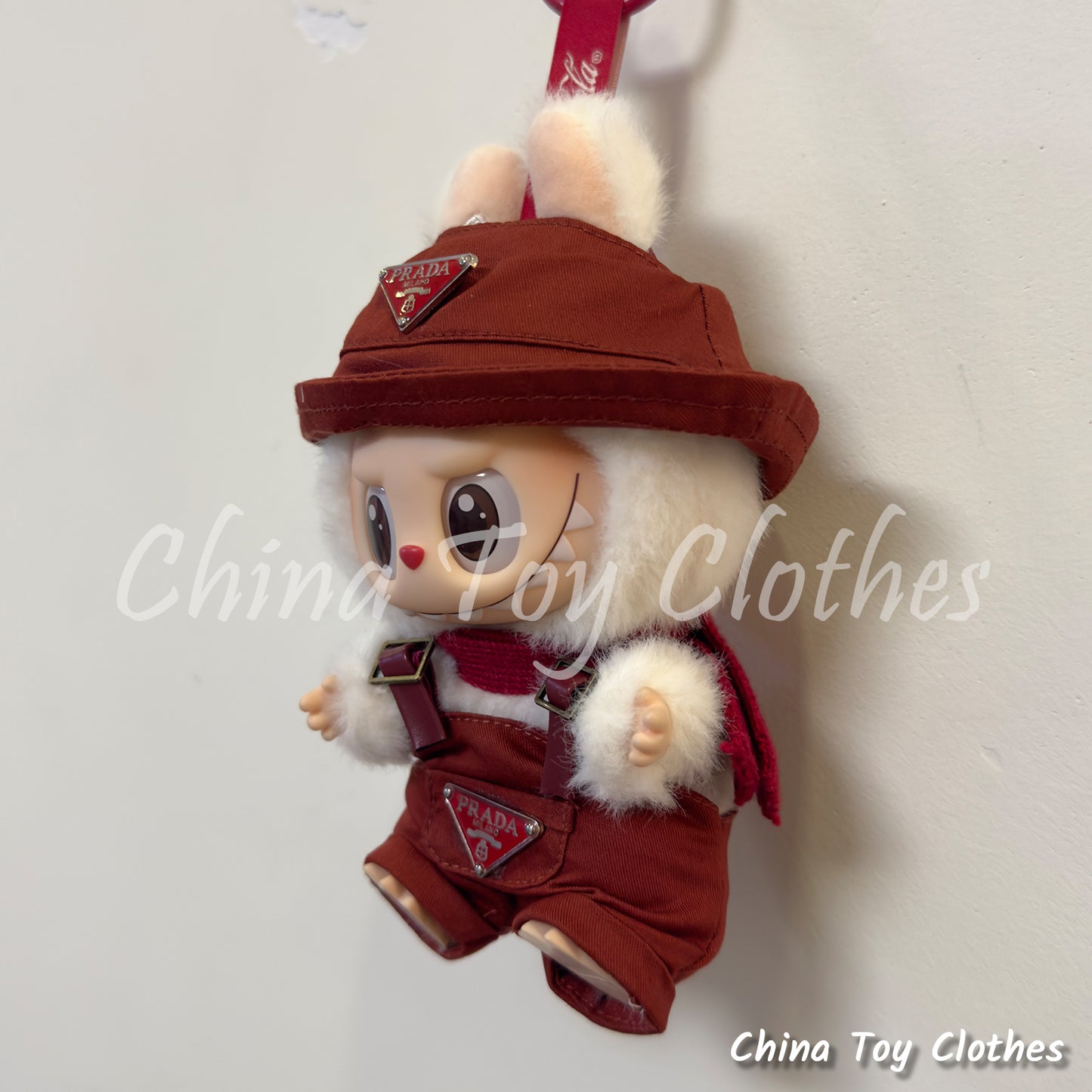 LABUBU 17cm Les Monstres Peluche Poupée Vêtements Beau Mec Style Manga 4 articles dans un costume PAS DE JOUET