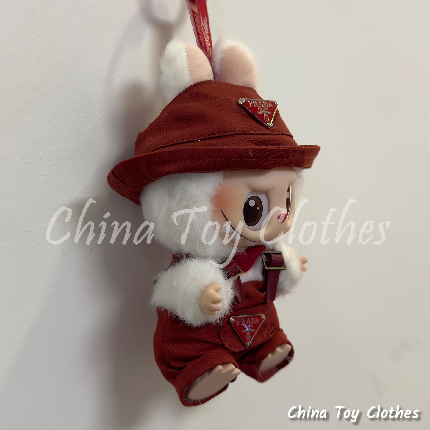 LABUBU 17cm Les Monstres Peluche Poupée Vêtements Beau Mec Style Manga 4 articles dans un costume PAS DE JOUET