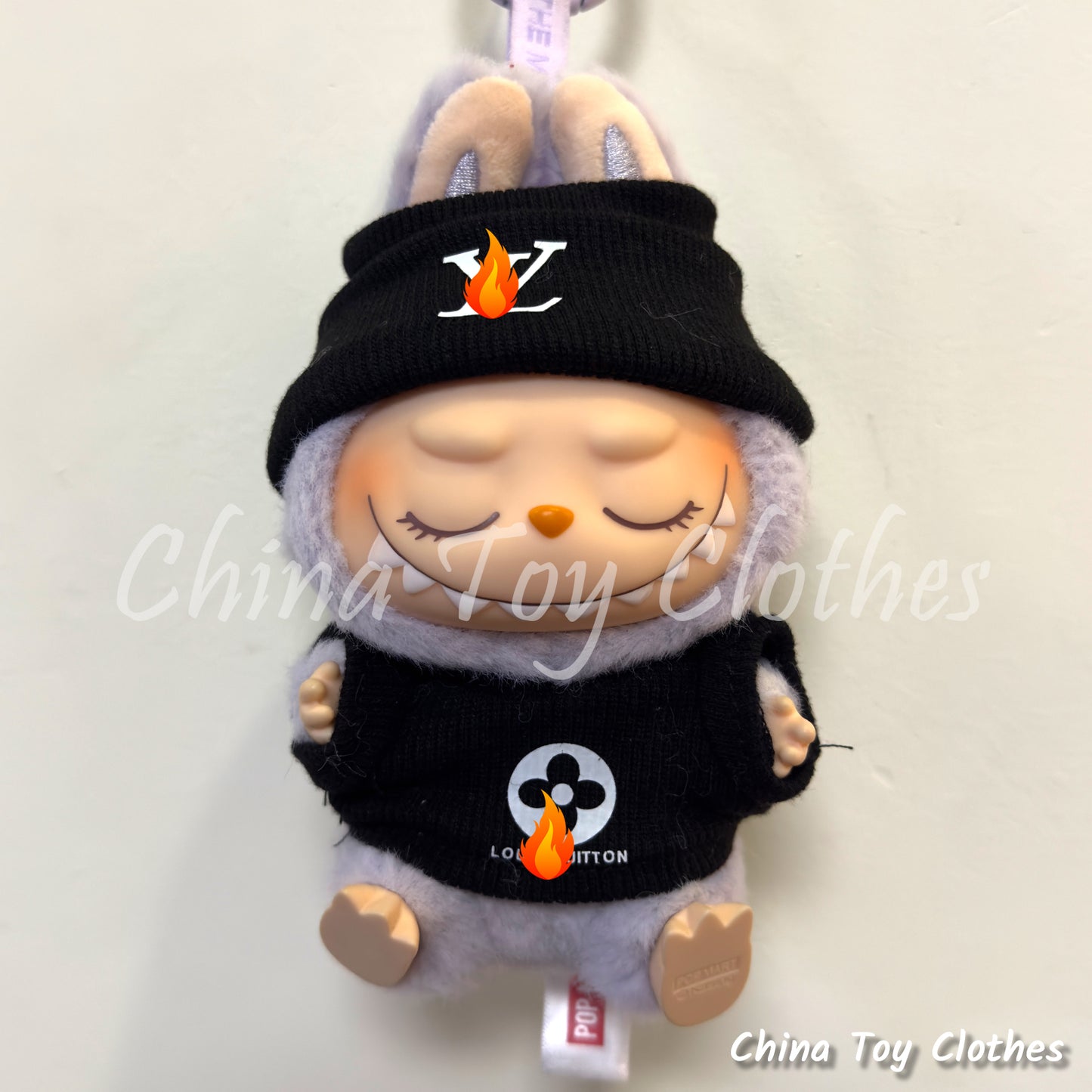 LABUBU 17cm Les Monstres Peluche Poupée Vêtements Beau Mec Style Manga 4 articles dans un costume PAS DE JOUET