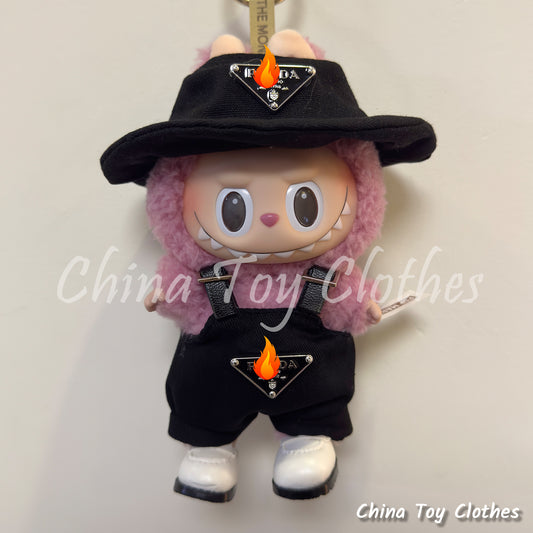 LABUBU 17cm Les Monstres Peluche Poupée Vêtements Beau Mec Style Manga 4 articles dans un costume PAS DE JOUET