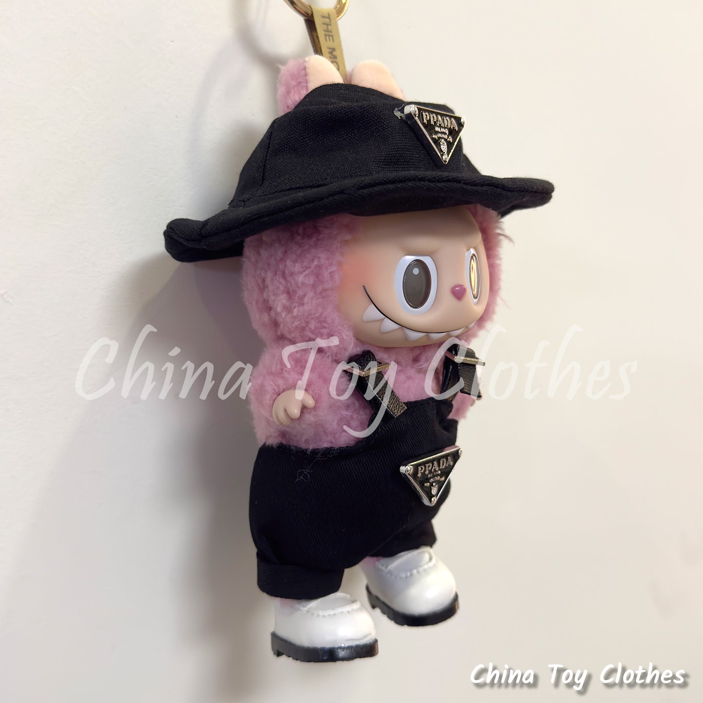 LABUBU 17cm Les Monstres Peluche Poupée Vêtements Beau Mec Style Manga 4 articles dans un costume PAS DE JOUET