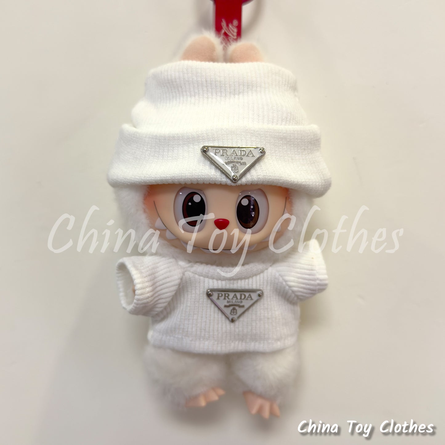LABUBU 17cm Les Monstres Peluche Poupée Vêtements Beau Mec Style Manga 4 articles dans un costume PAS DE JOUET