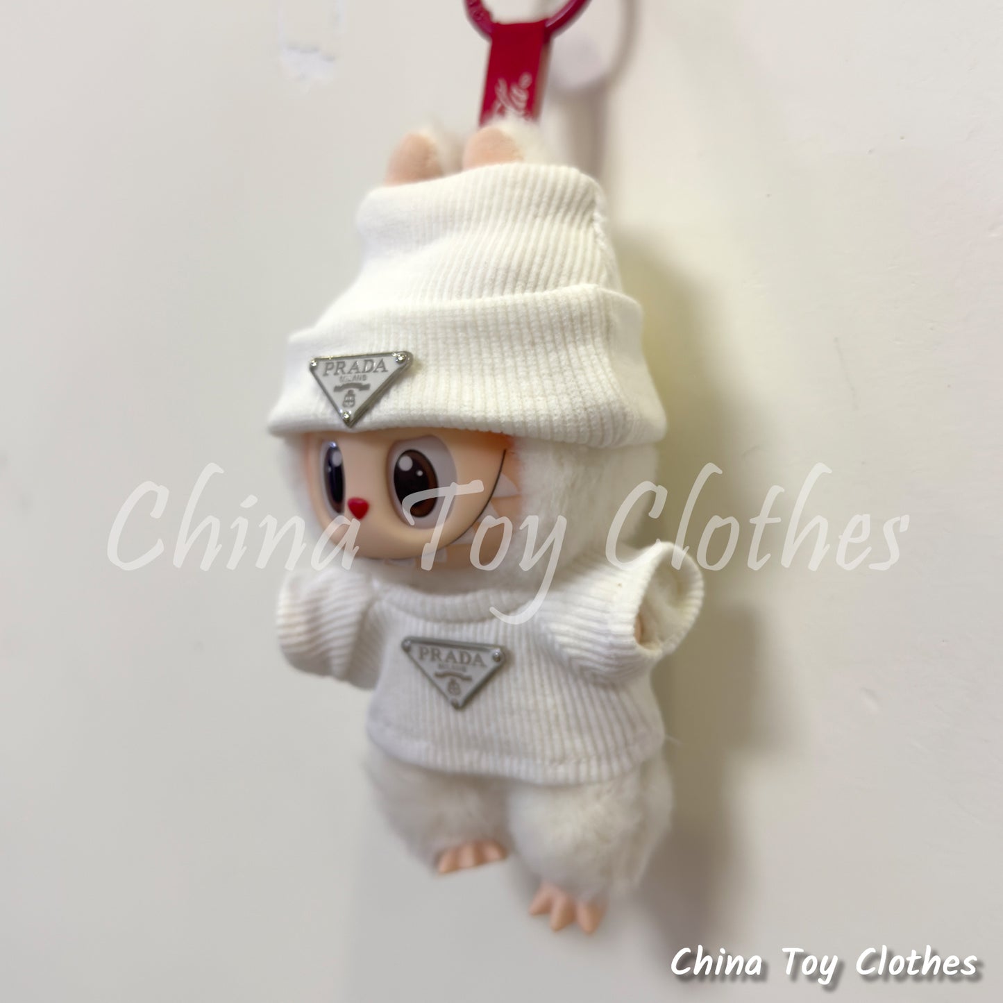 LABUBU 17cm Les Monstres Peluche Poupée Vêtements Beau Mec Style Manga 4 articles dans un costume PAS DE JOUET