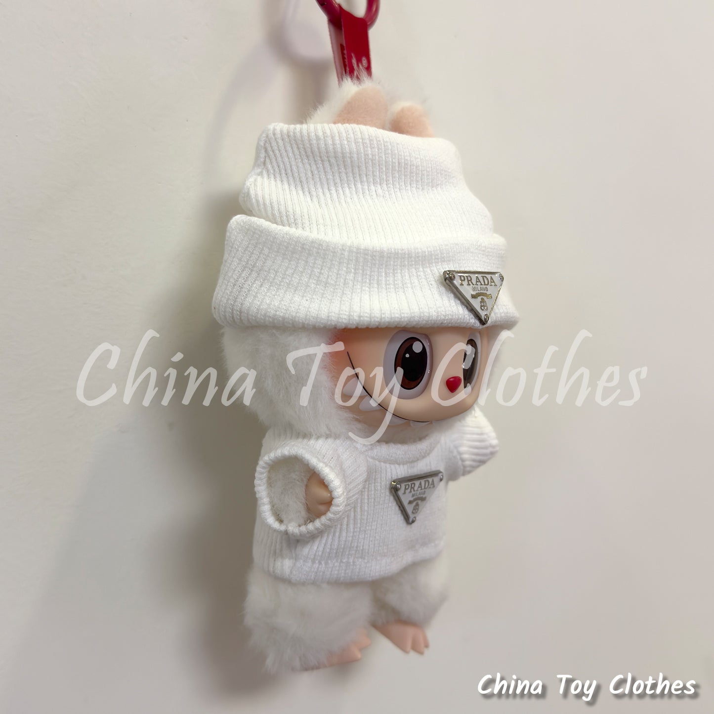 LABUBU 17cm Les Monstres Peluche Poupée Vêtements Beau Mec Style Manga 4 articles dans un costume PAS DE JOUET