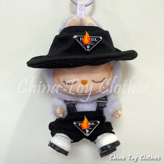 LABUBU 17cm Les Monstres Peluche Poupée Vêtements Beau Mec Style Manga 4 articles dans un costume PAS DE JOUET