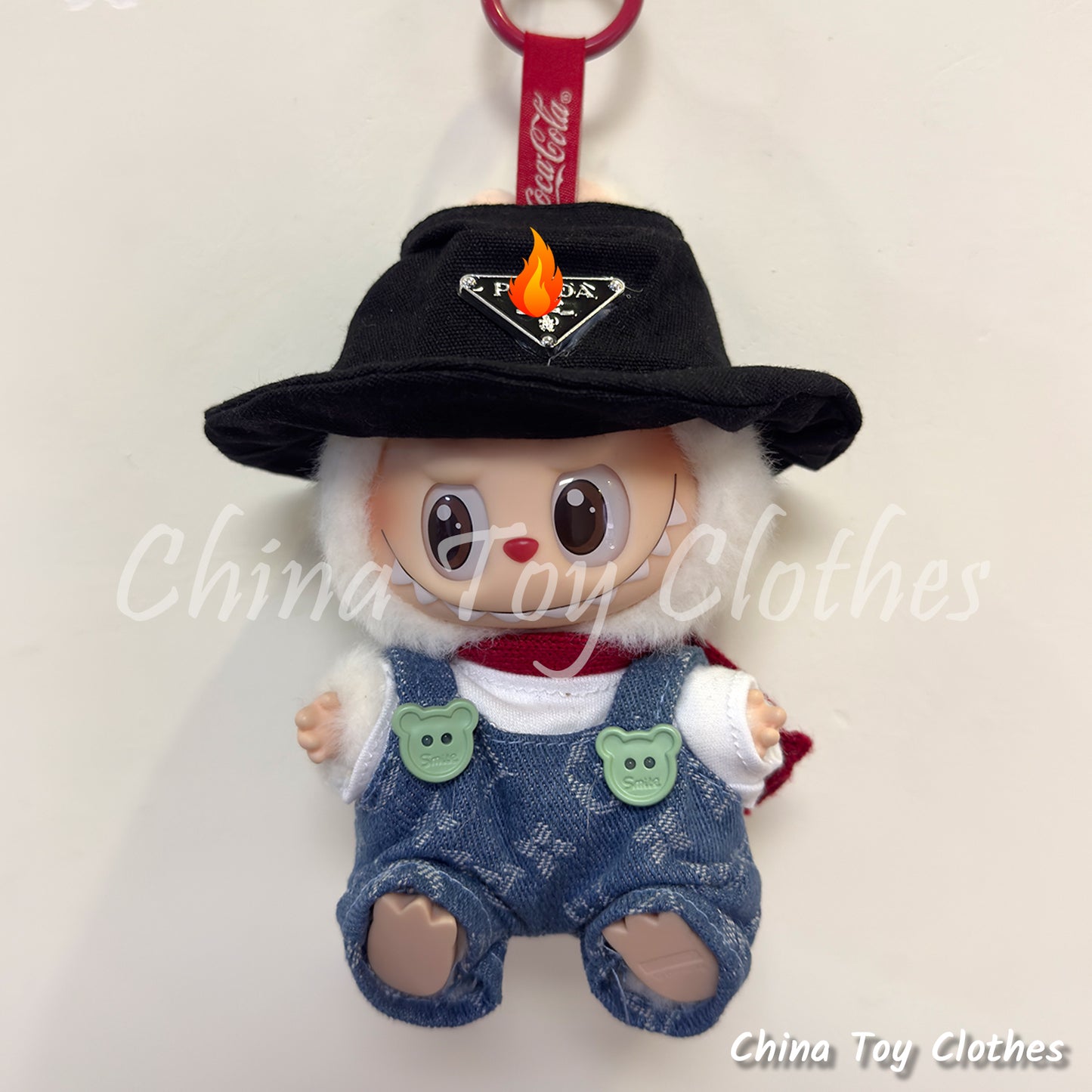 LABUBU 17cm Les Monstres Peluche Poupée Vêtements Beau Mec Style Manga 4 articles dans un costume PAS DE JOUET